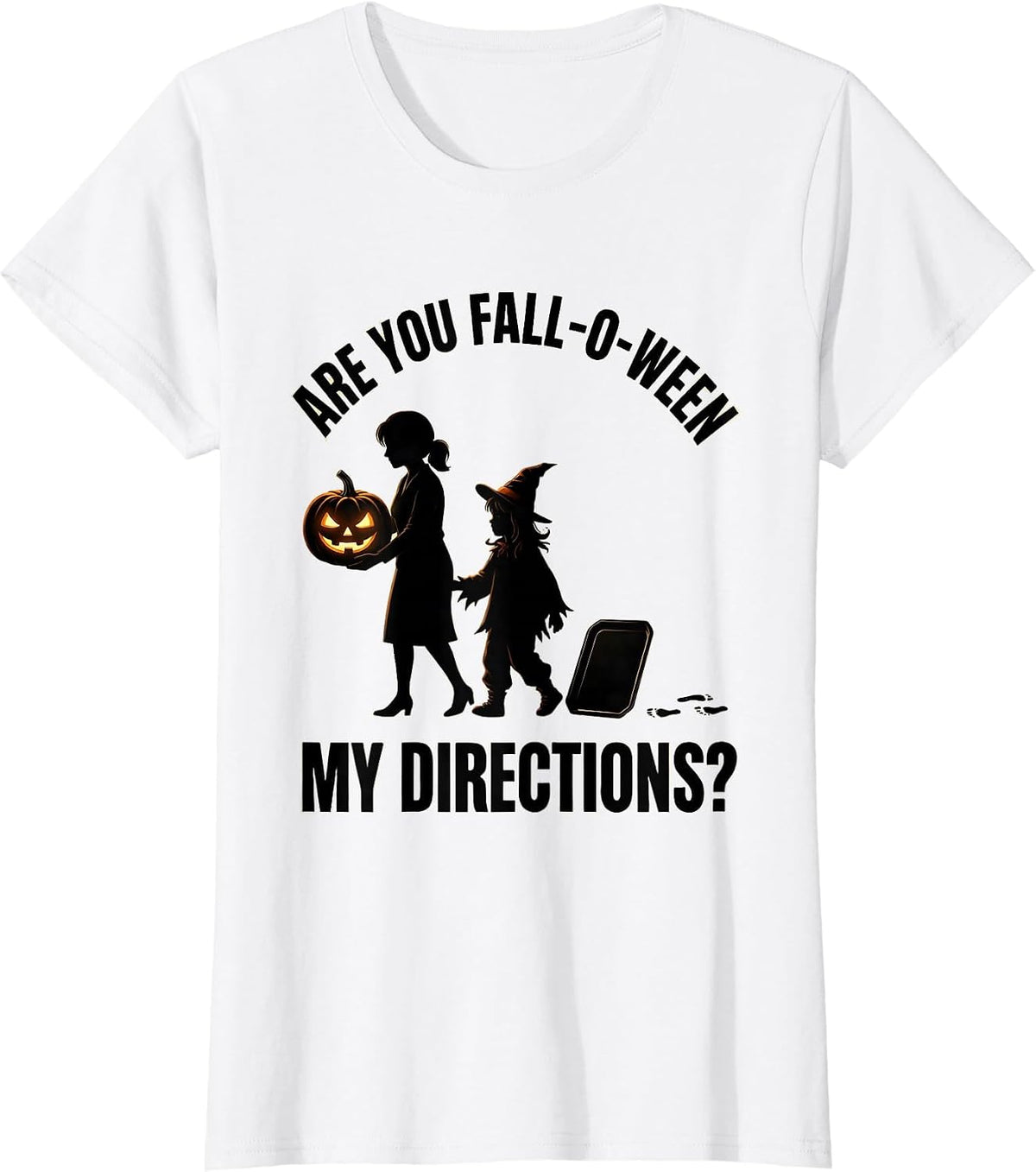Are You Fall-O-Ween My Directions Teacher Halloween Ghost T-Shirt - White
