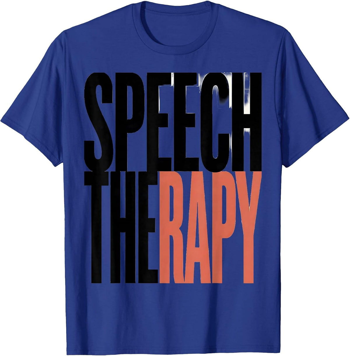 Speech Therapy Retro Cute Speech-Language Pathologist T-Shirt - Royal Blue