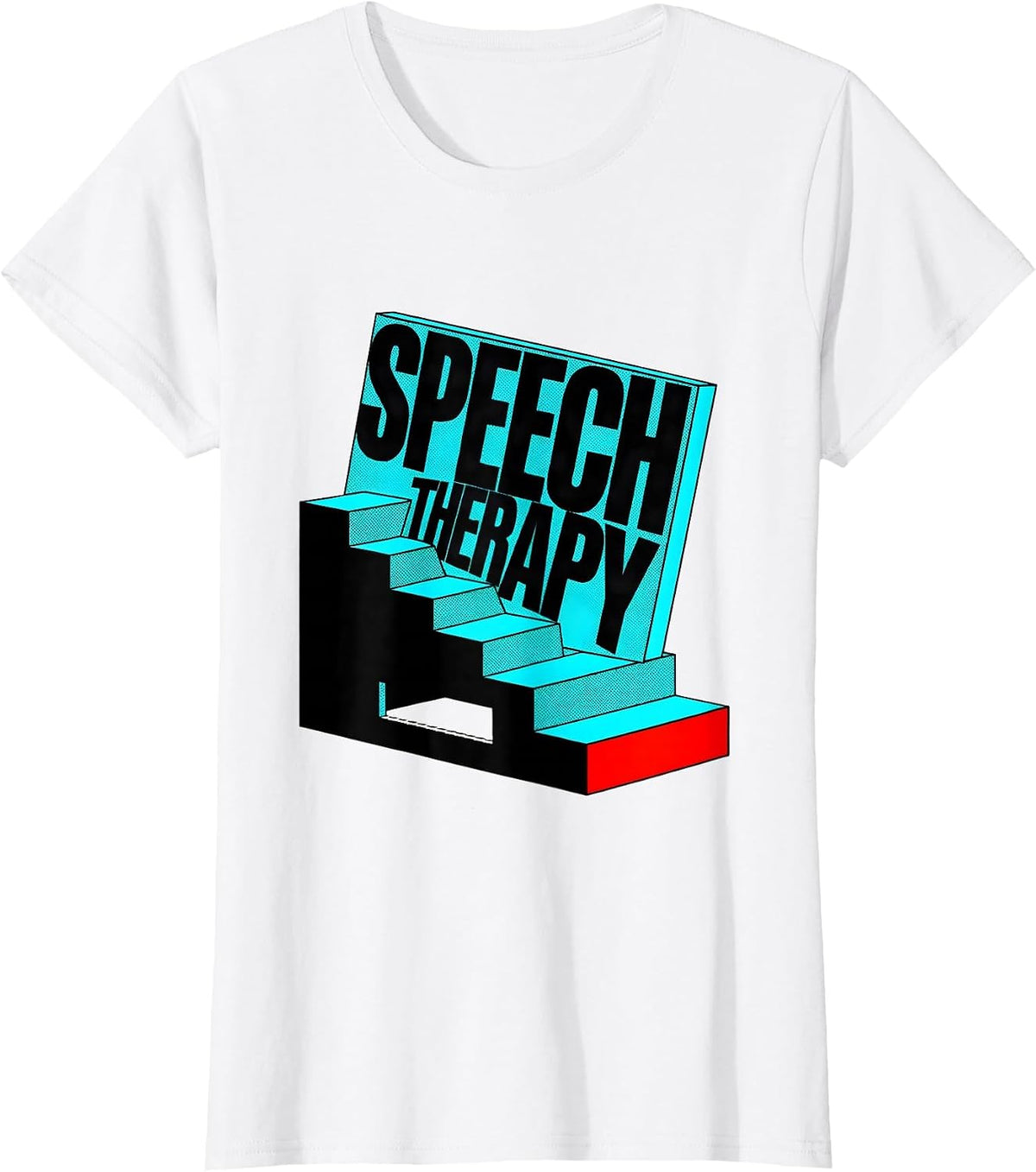 Speech Therapy Retro Cute Speech Language Pathologist SLP T-Shirt - White