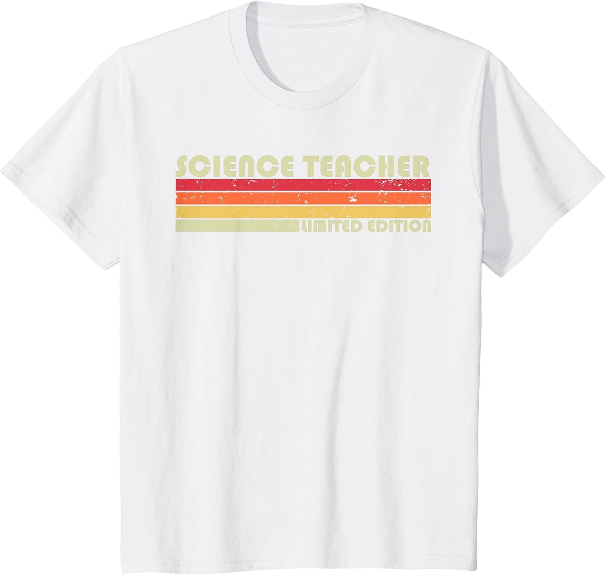 Science Teacher Funny Job Title Profession Birthday Worker T-Shirt - White