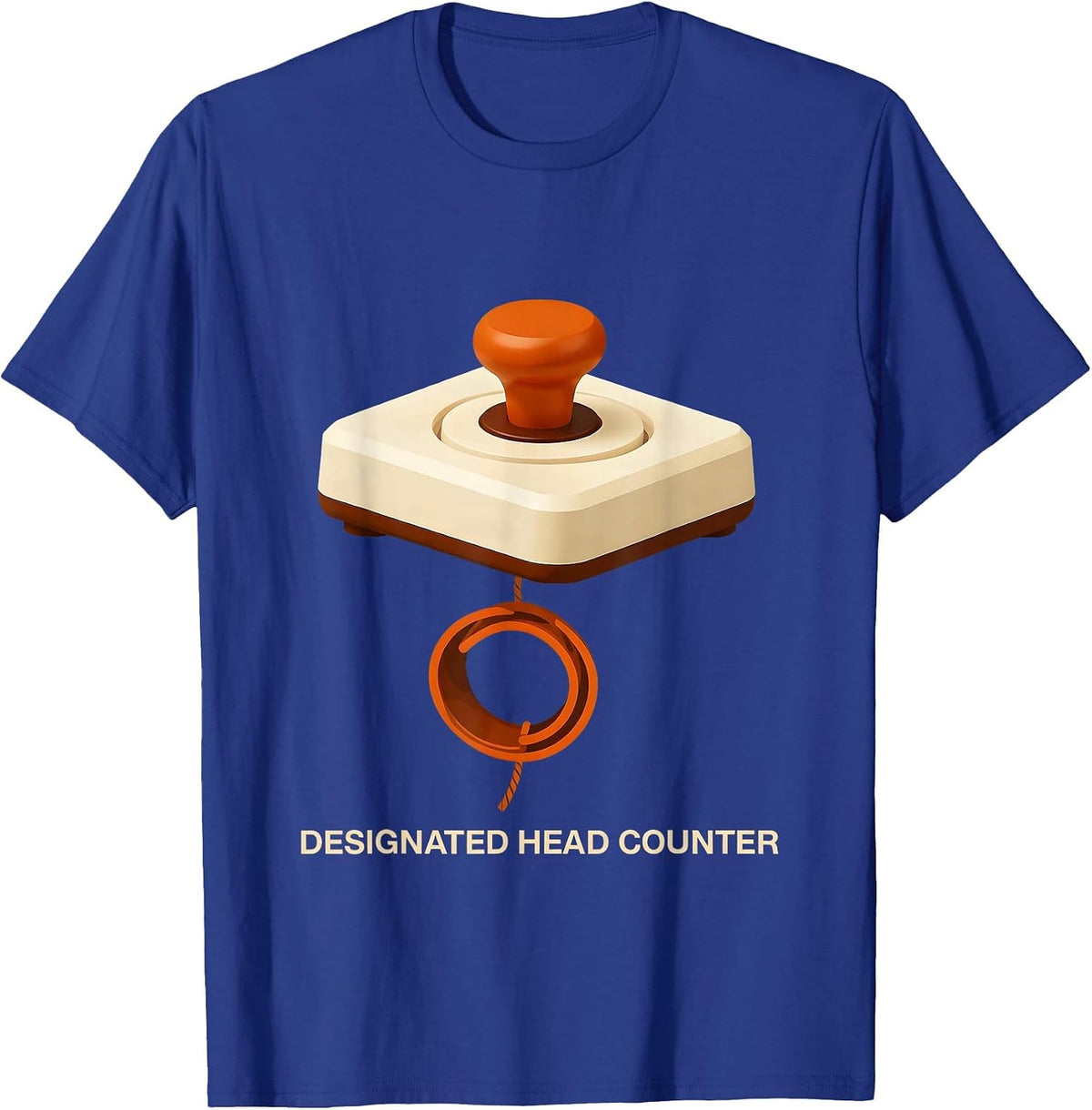 Designated Head Counter Funny River Tubing Float Trip Summer T-Shirt - Royal Blue