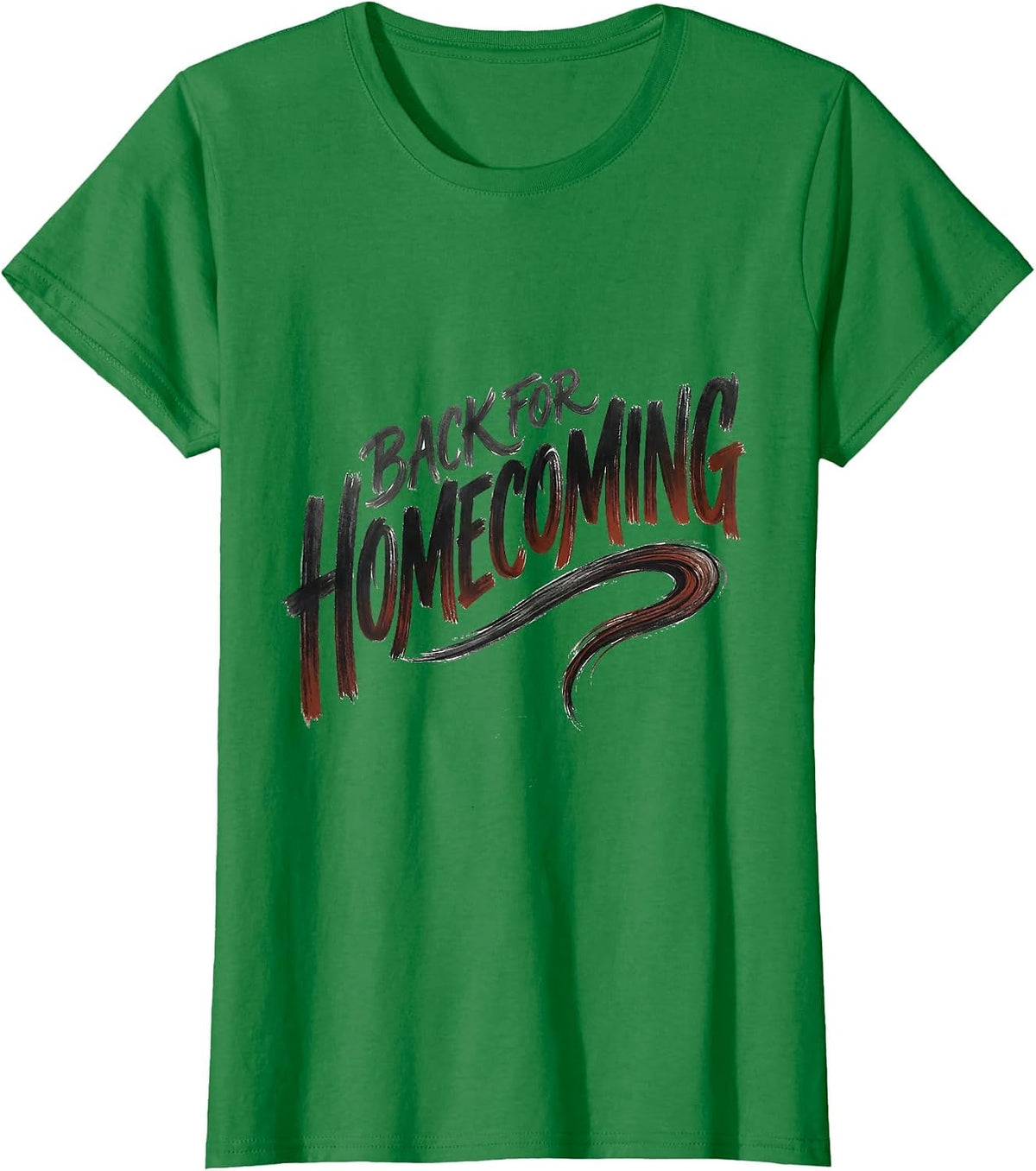 Women's Back For Homecoming Patriotic Spirit Week Team Fan T-Shirt - Kelly Green