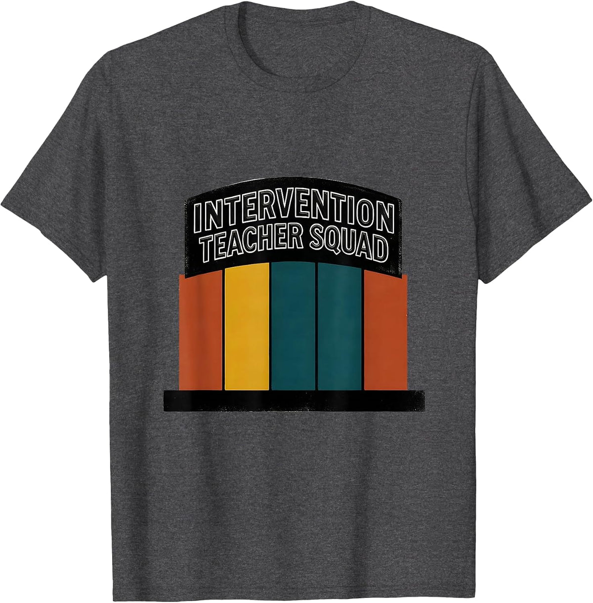 Intervention Teacher Squad Early Intervention Specialist T-Shirt - Dark Heather Grey