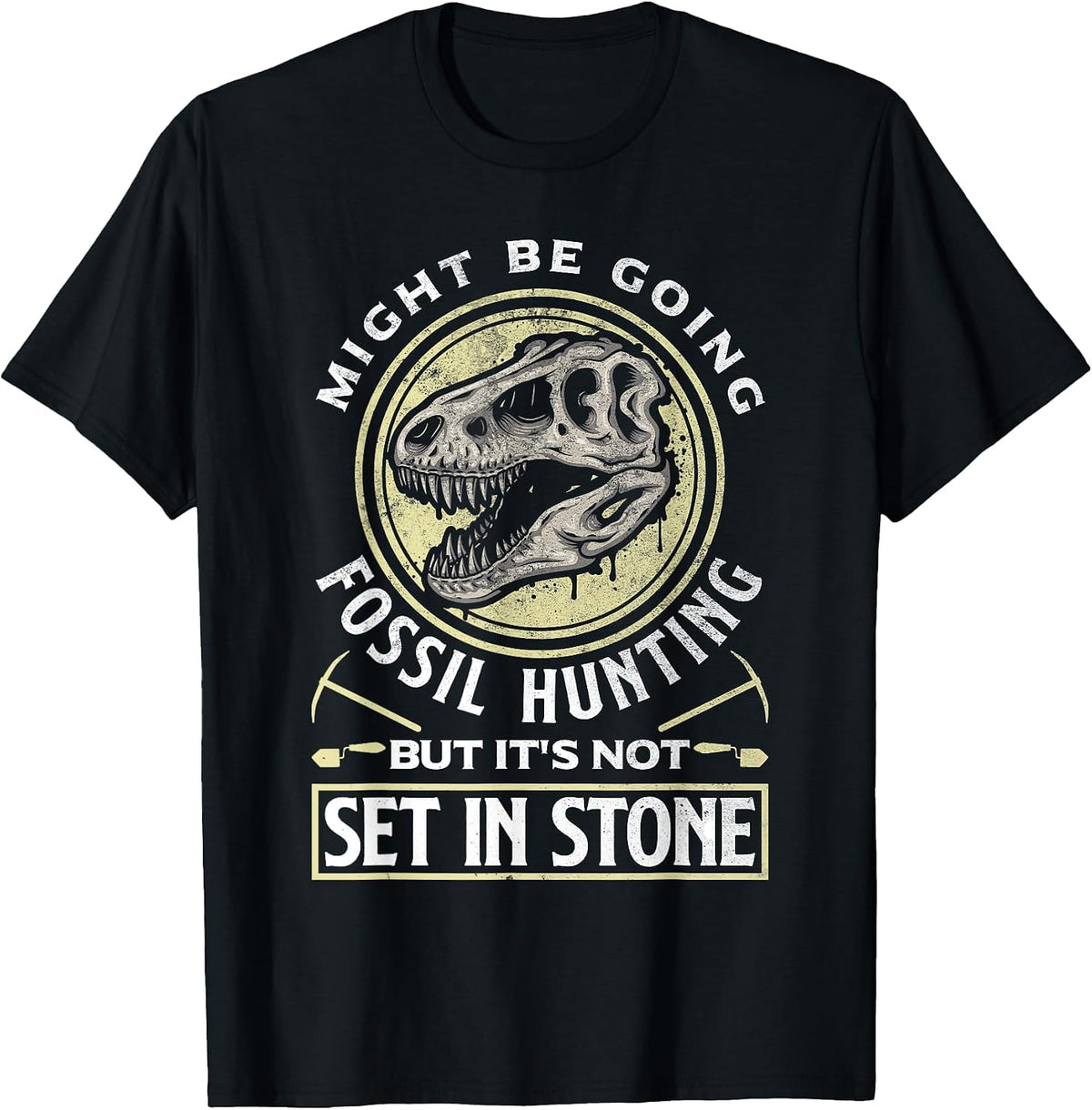 Paleontologists Paleontology Fossils T-Shirt - Black