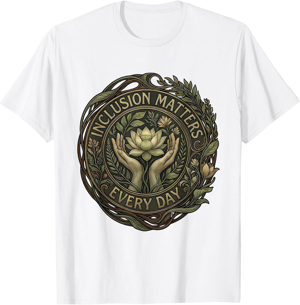 Men's Inclusion Matters Every Day Special Education Tee T-Shirt - White