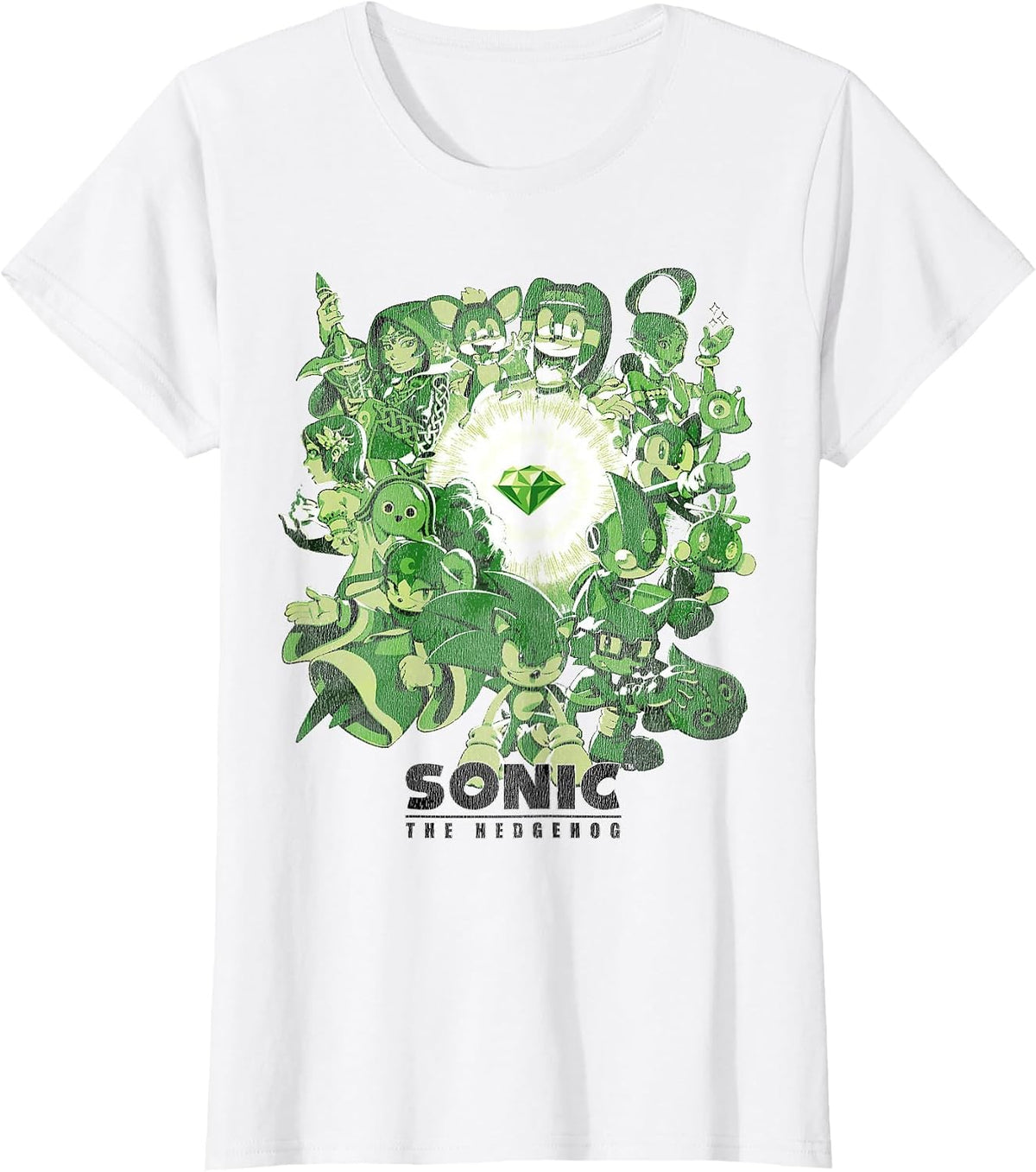Sonic the Hedgehog - Guardians of the Emerald T-Shirt - White
