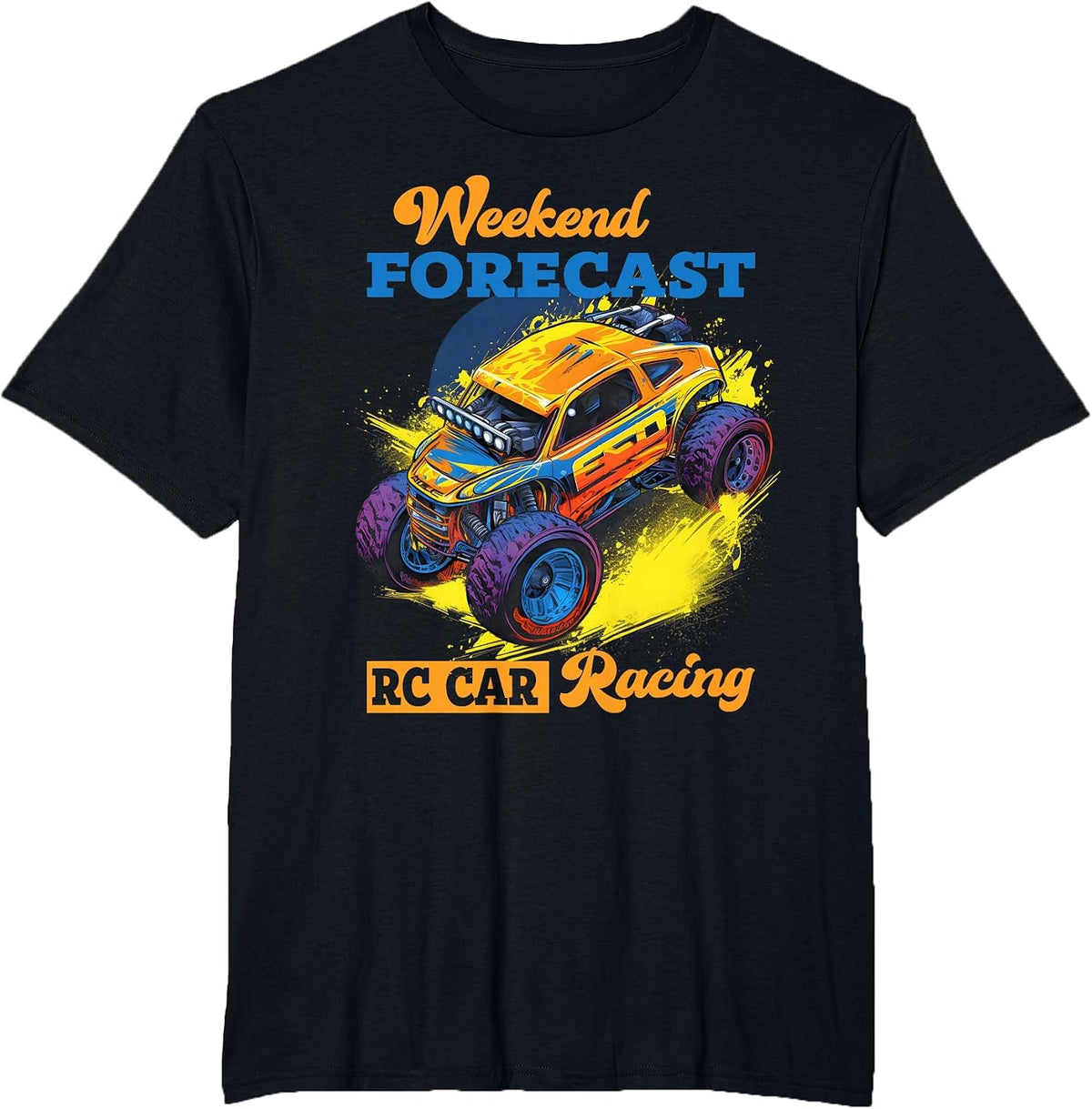 RC Car Racing Remote Control Car Hobbyist T-Shirt - Black