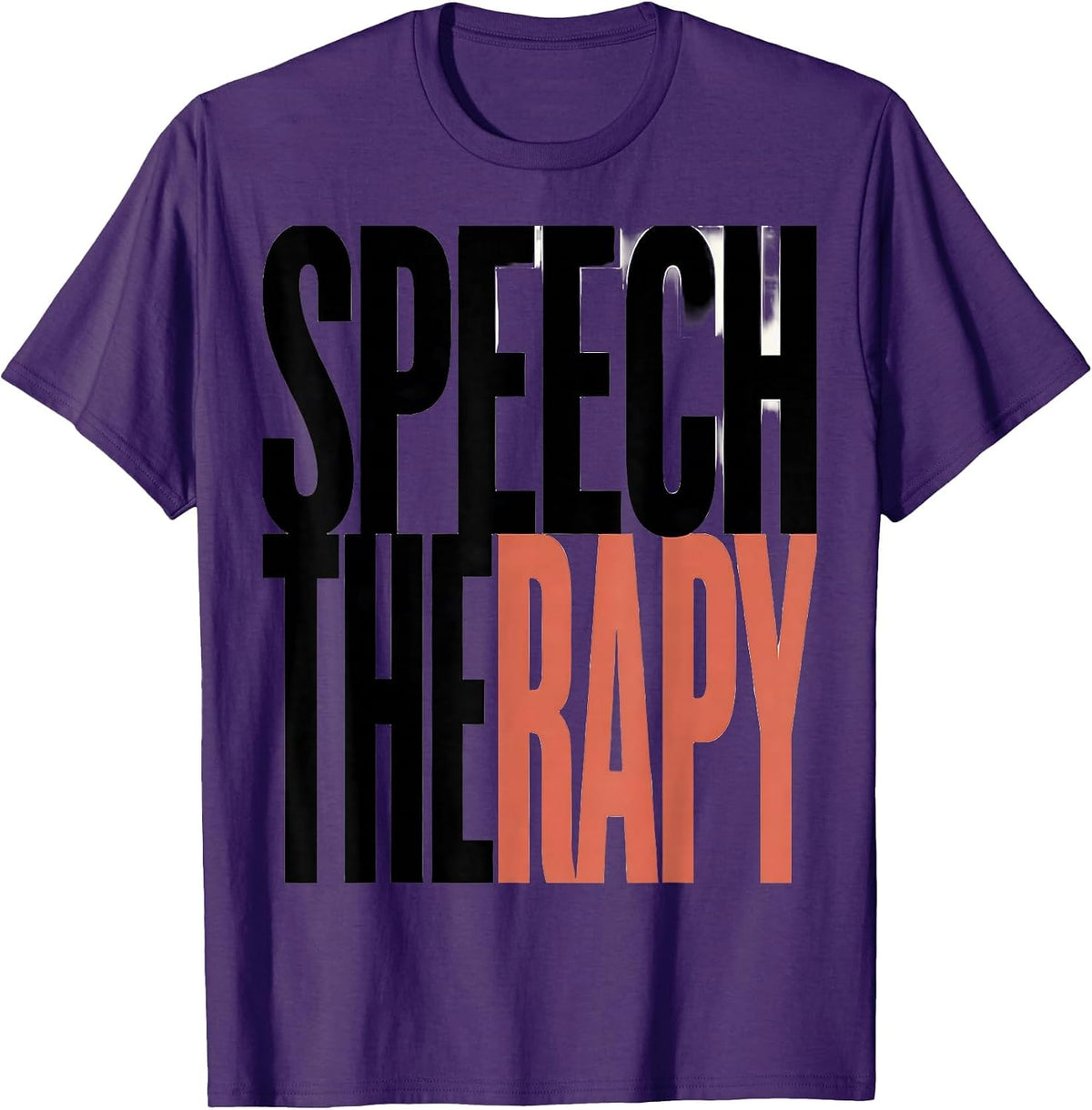 Speech Therapy Retro Cute Speech-Language Pathologist T-Shirt - Purple