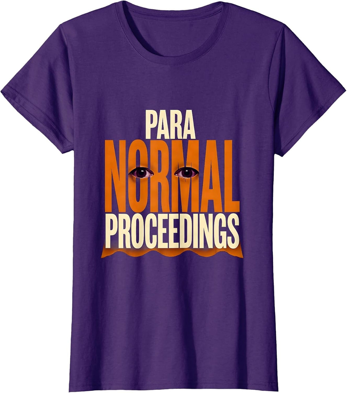 Women's Para Normal Proceedings Ghost Para Teacher Aide Halloween T-Shirt - Purple