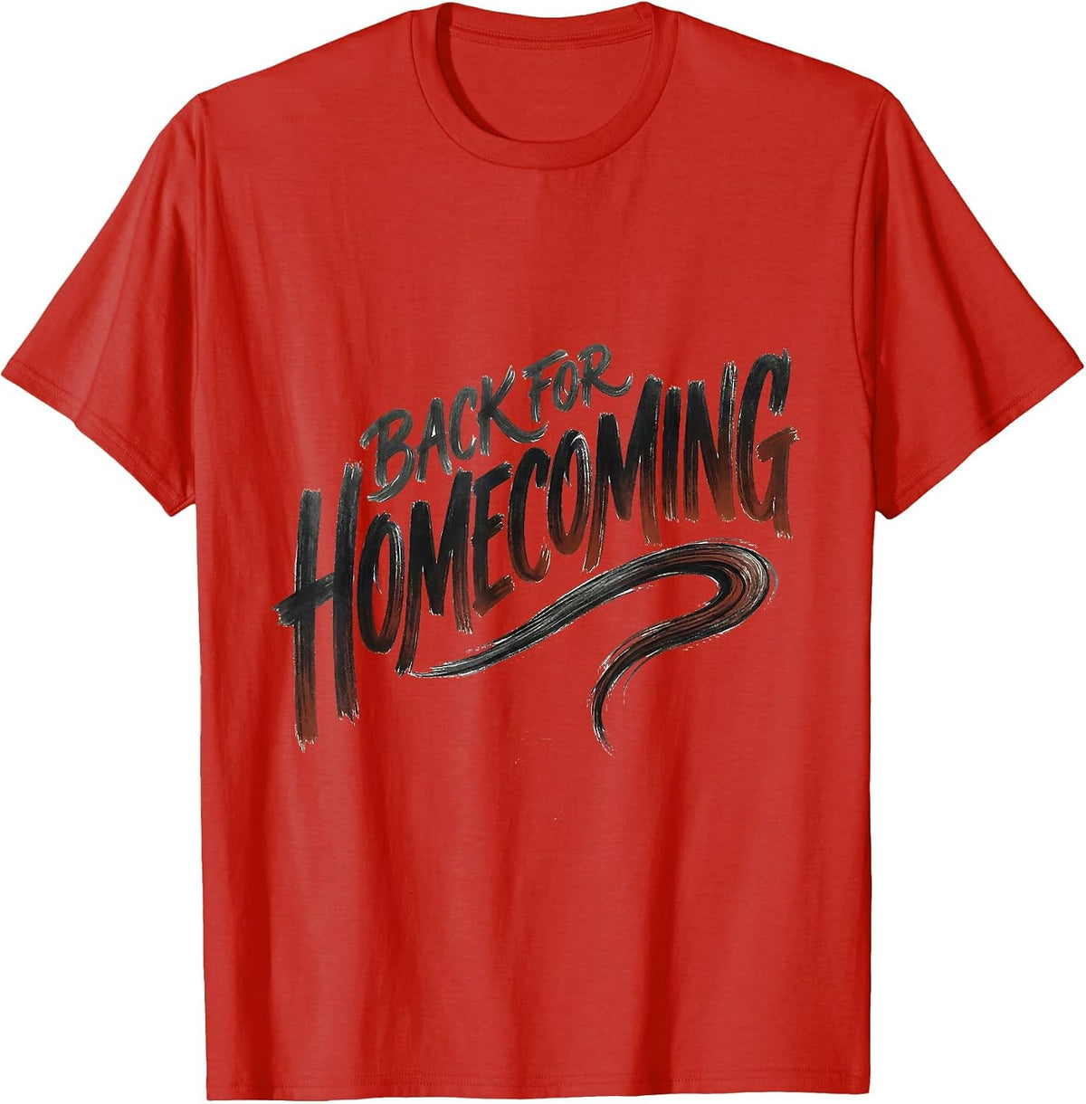 Men's Back For Homecoming Patriotic Spirit Week Team Fan T-Shirt - Red