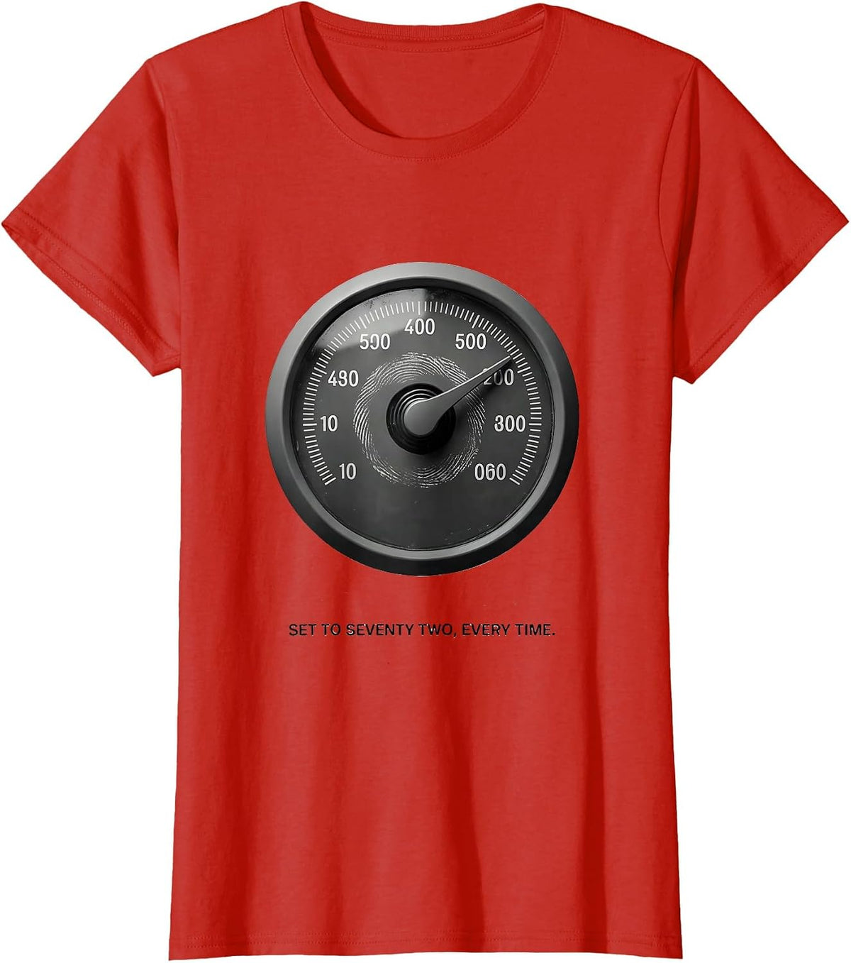Women's Set To Seventy Two, Every Time Funny Maintenance Technician T-Shirt - Red