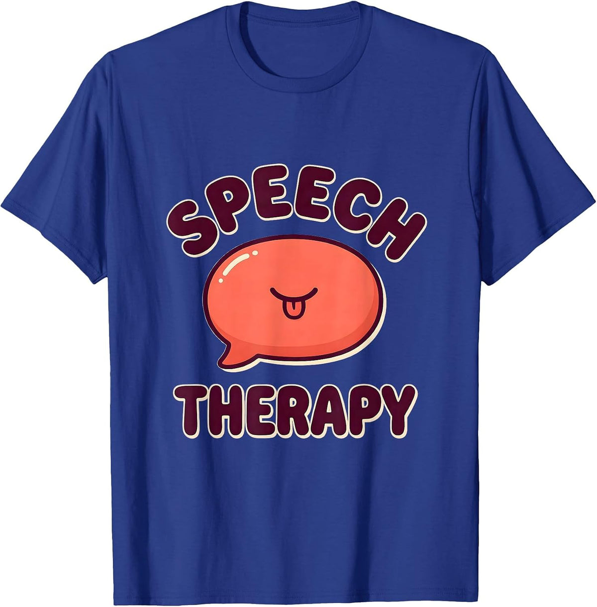 Speech Therapy Cute Kawaii Speech Language Pathologist SLP T-Shirt - Royal Blue