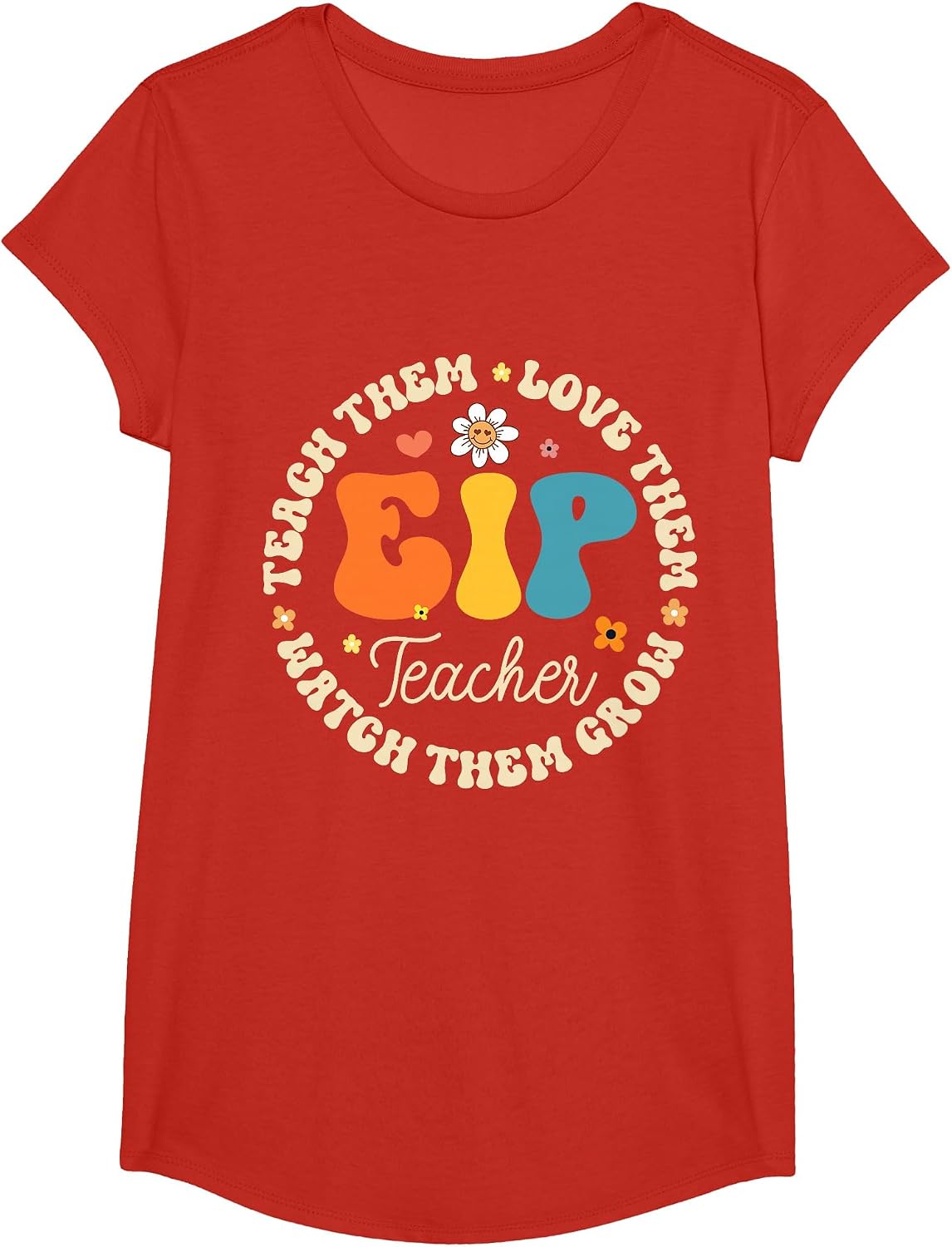 EIP Teacher Appreciation Week Back to School T-Shirt - Girls Red