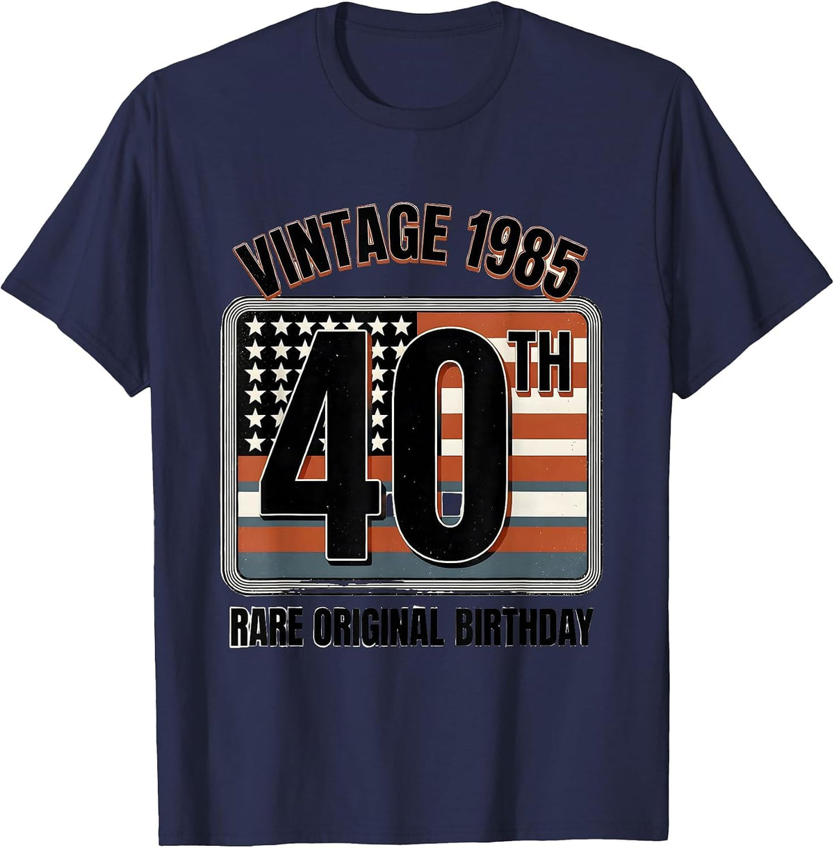 Men's Vintage 1985 Rare Original 40th Birthday Men T-Shirt - Navy Blue