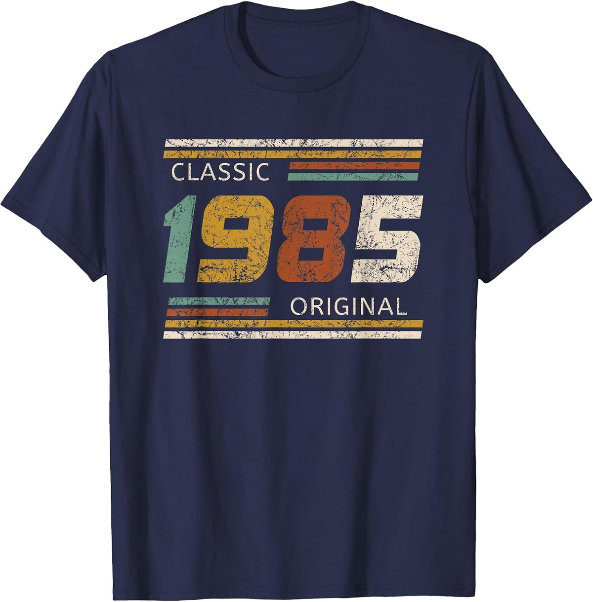 Classic 1985 Original 40 Year Old 40th Birthday T-Shirt - Navy Blue