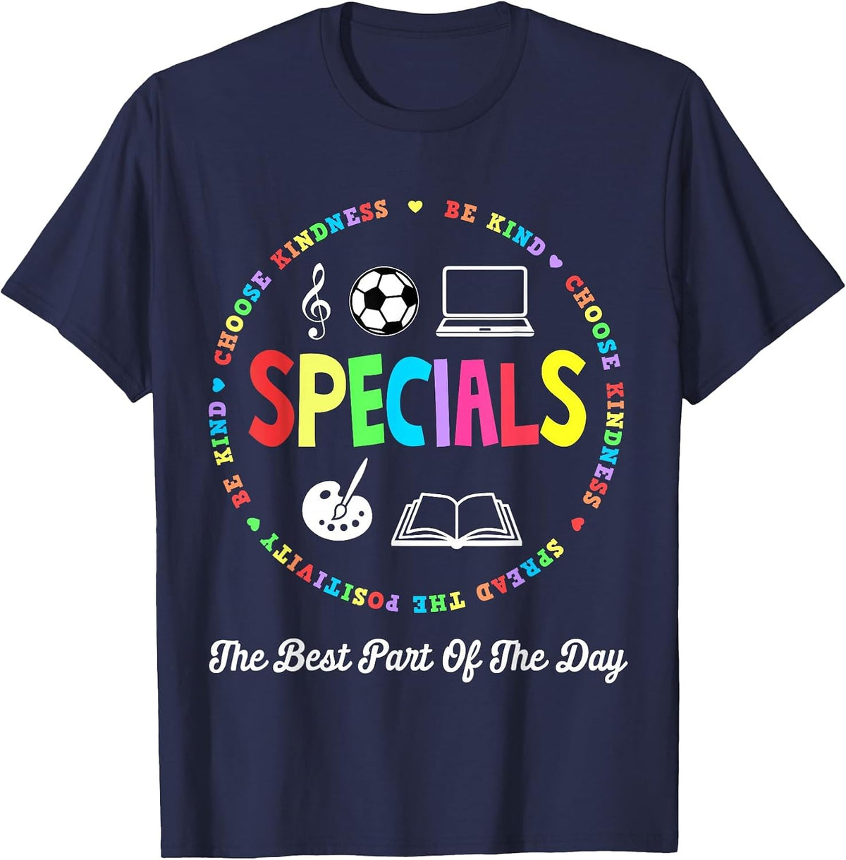 Specials Crew Teacher Tribe Team Back to Primary School T-Shirt - Navy Blue