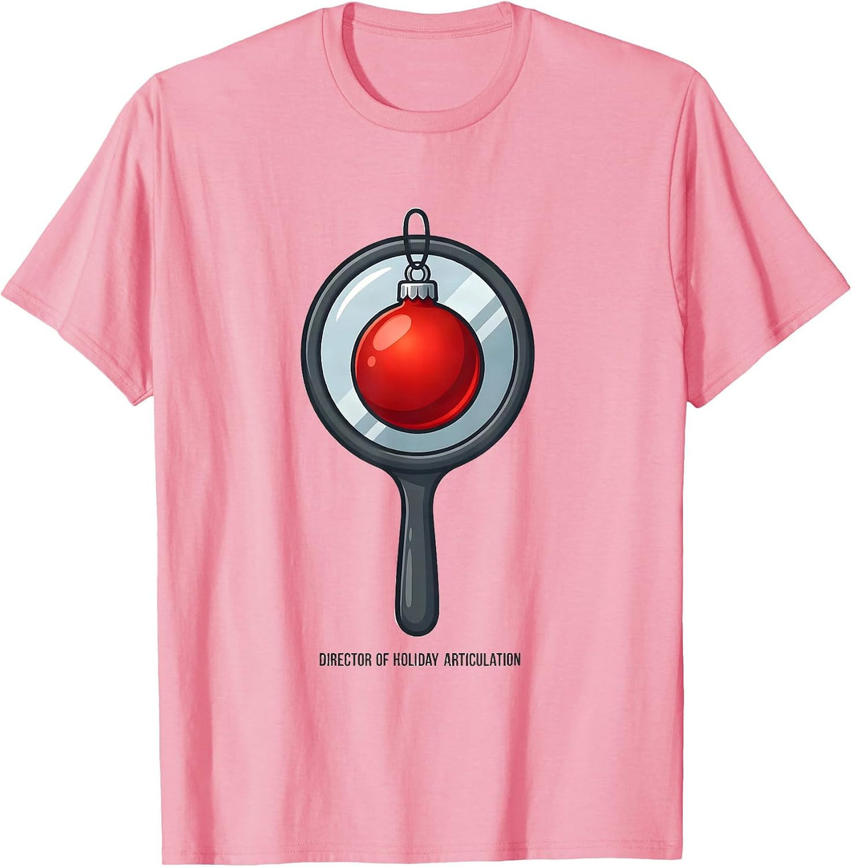 Men's Director Of Holiday Articulation Funny Speech Therapist SLP T-Shirt - Pink