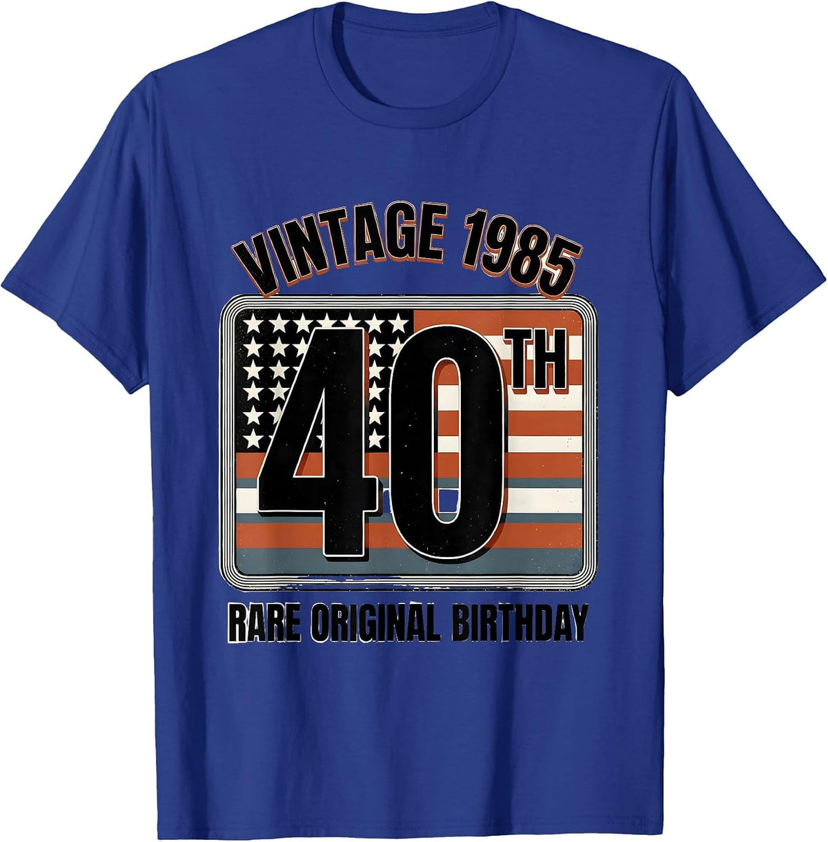 Men's Vintage 1985 Rare Original 40th Birthday Men T-Shirt - Royal Blue