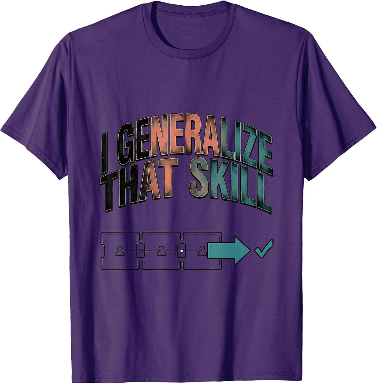 I Generalize That Skill Funny SPED Teacher Special Education T-Shirt - Purple