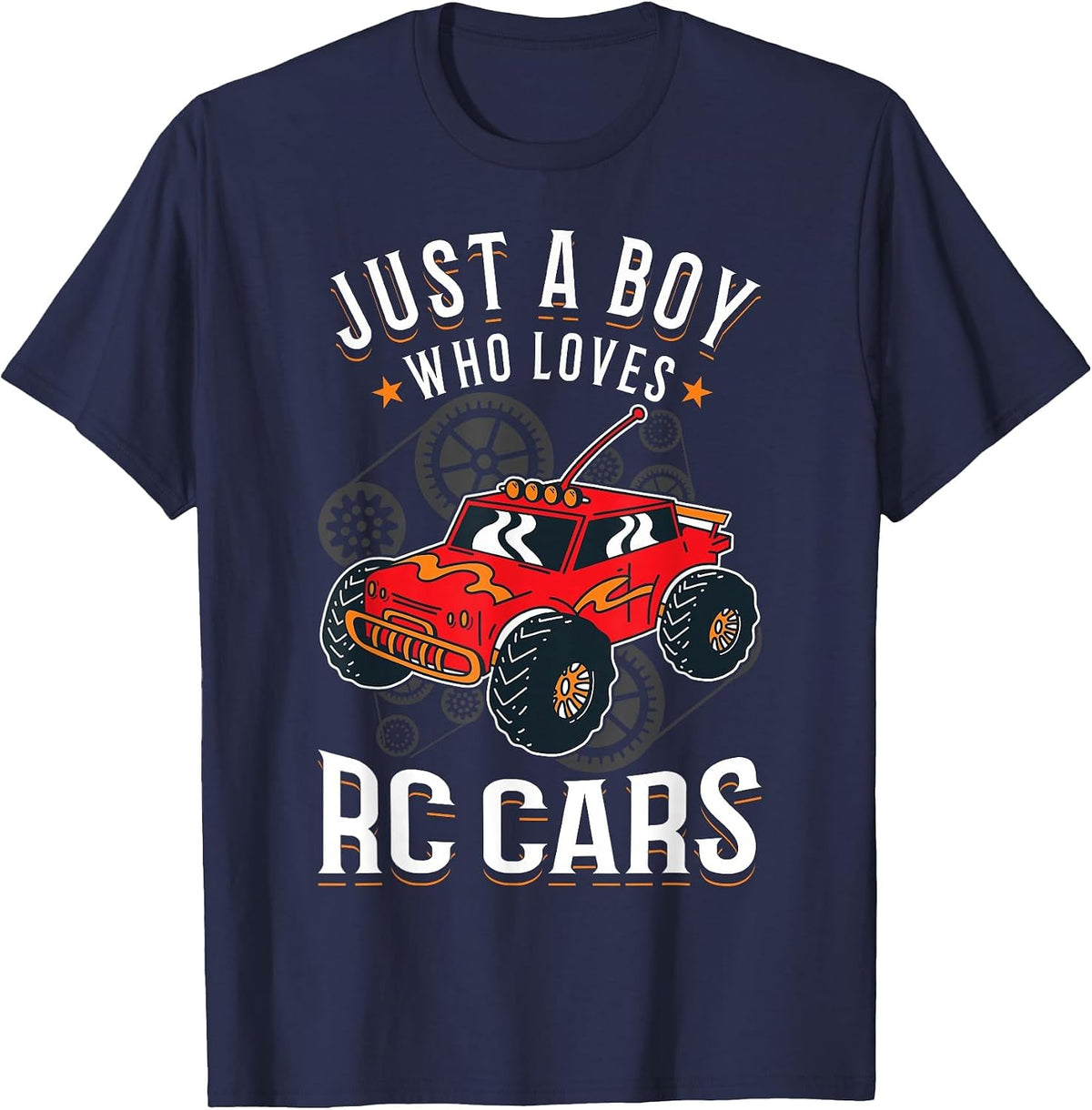 Just a boy who Loves RC Cars Boy T-Shirt - Navy Blue
