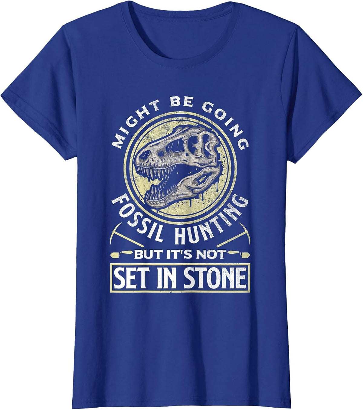 Paleontologists Paleontology Fossils T-Shirt - Royal Blue