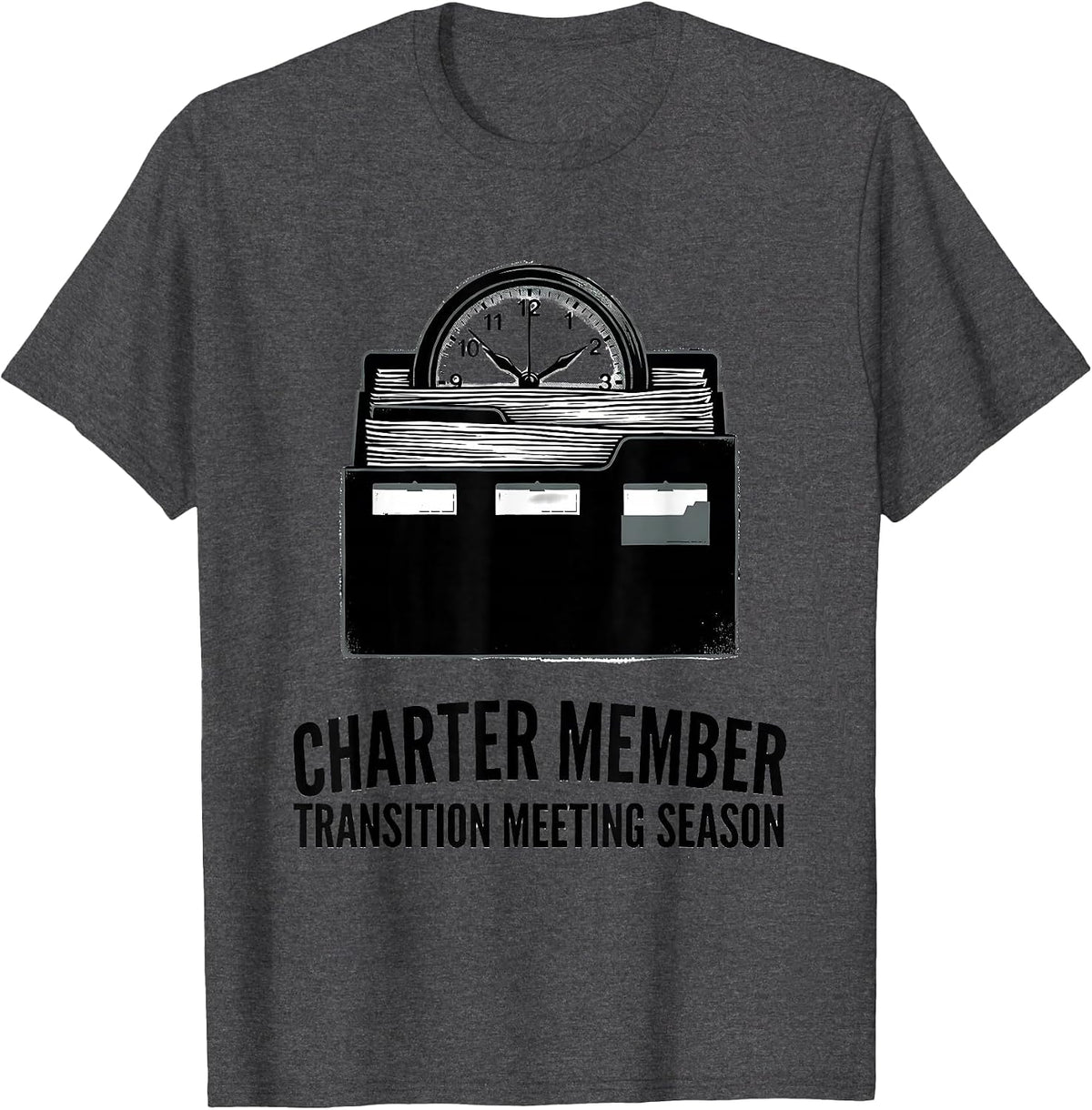 Charter Member Transition Meeting Season Special Education T-Shirt - Dark Heather Grey