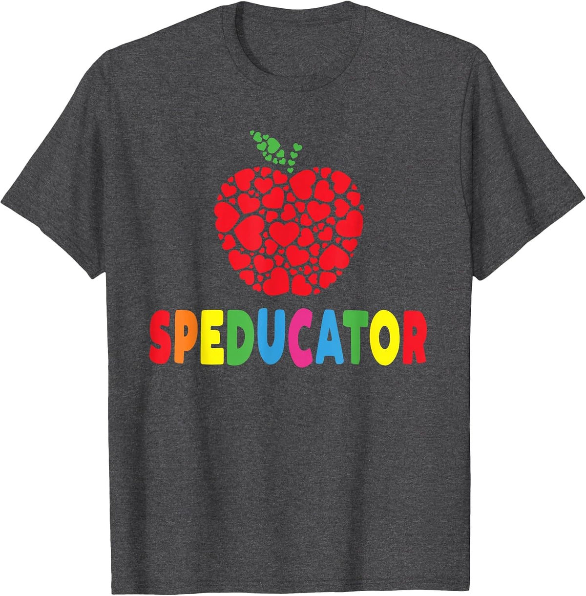 Speducator Educator for SPED Special Education Teacher T-Shirt - Dark Heather Grey