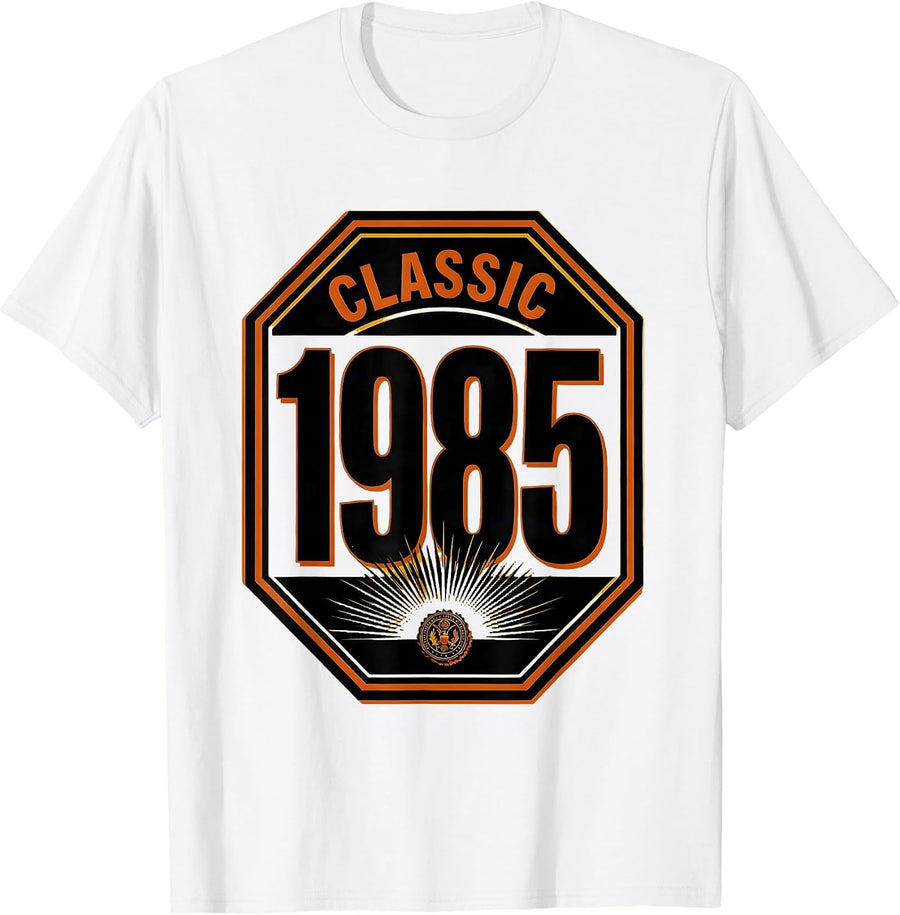 Men's Classic 1985 Vintage 45th Birthday Decorations 45 Years Old T-Shirt - White