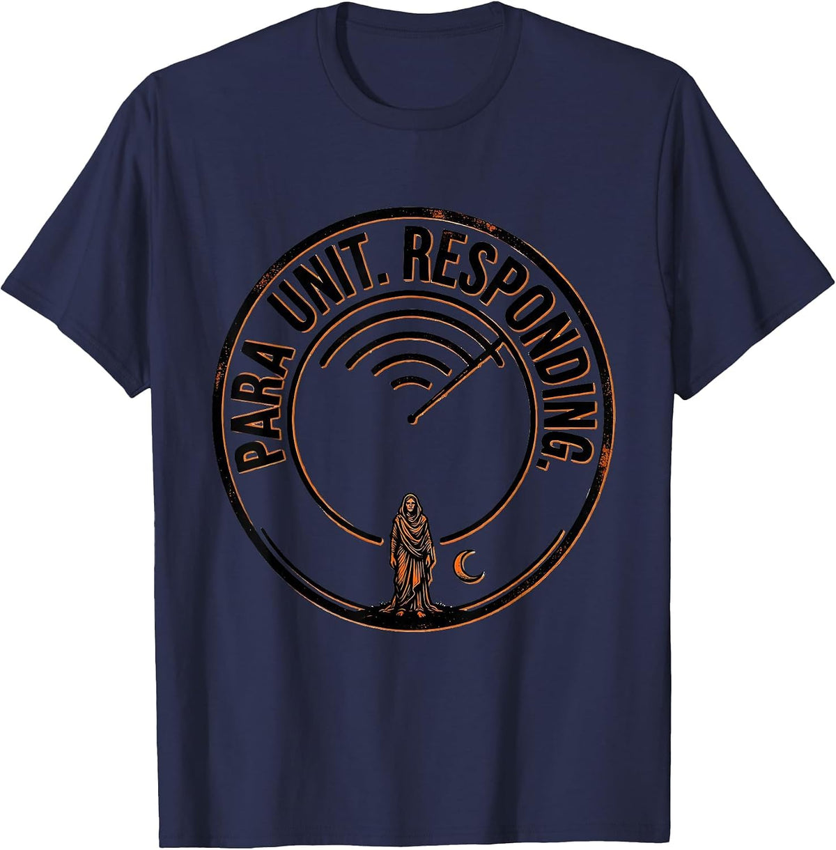 Para Unit Responding Funny Para Normal Activities SPED T-Shirt - Navy Blue