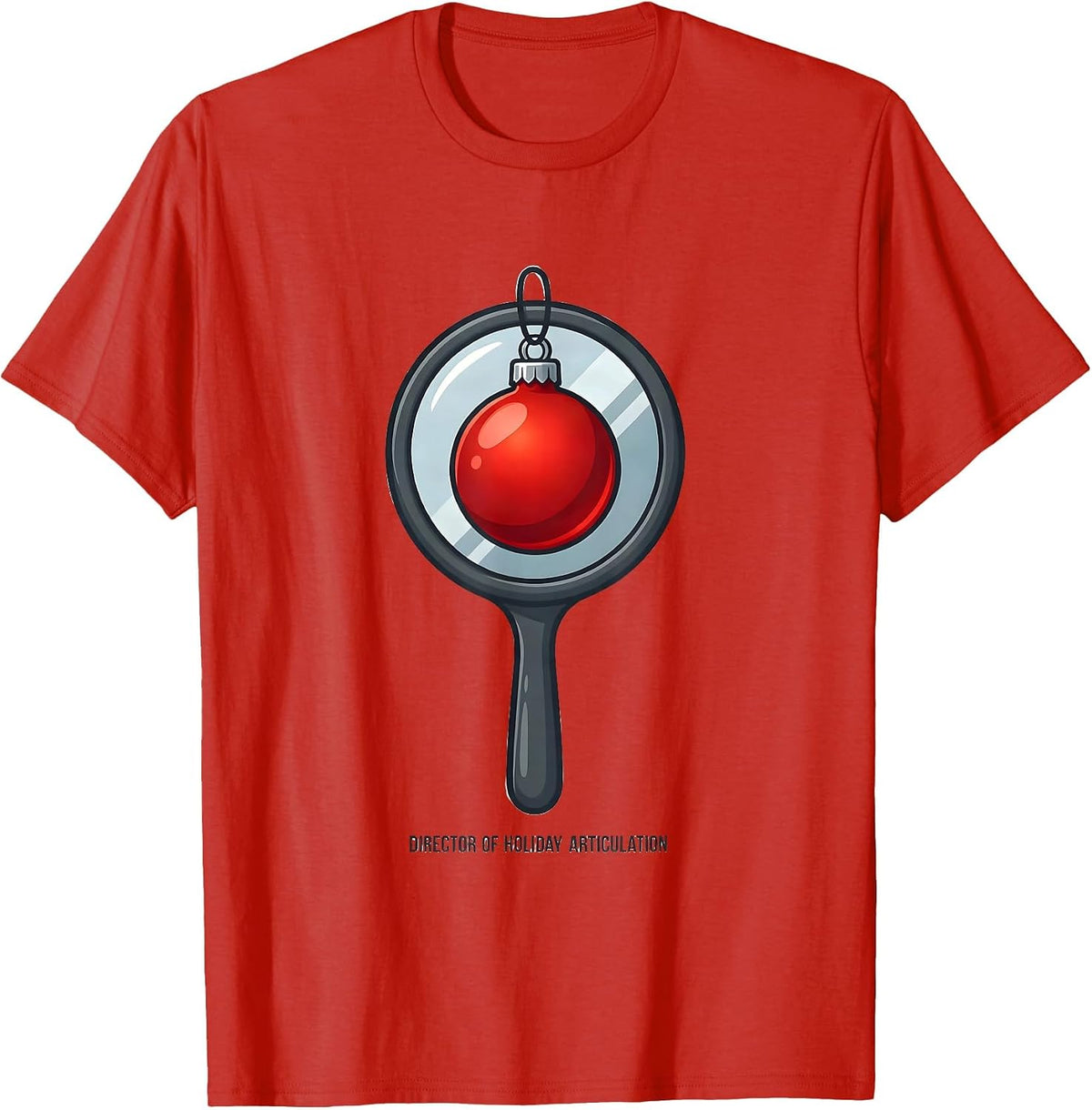Men's Director Of Holiday Articulation Funny Speech Therapist SLP T-Shirt - Red