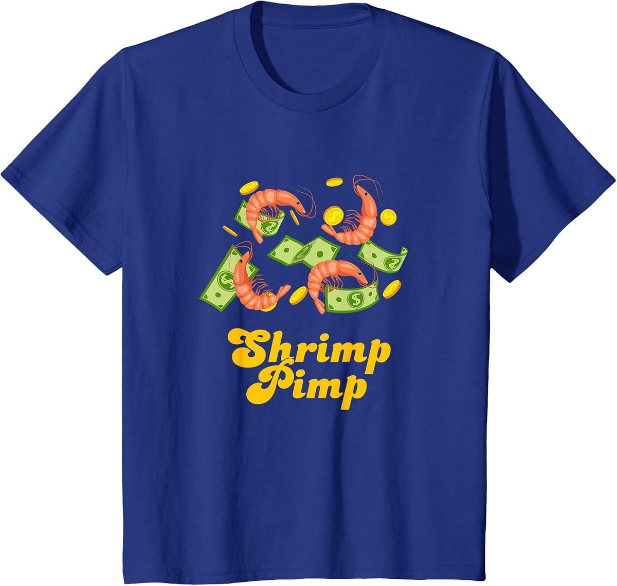Shrimp Pimp Cherry Shrimp Aquarium Neocaridina Shirt T-Shirt - Royal Blue