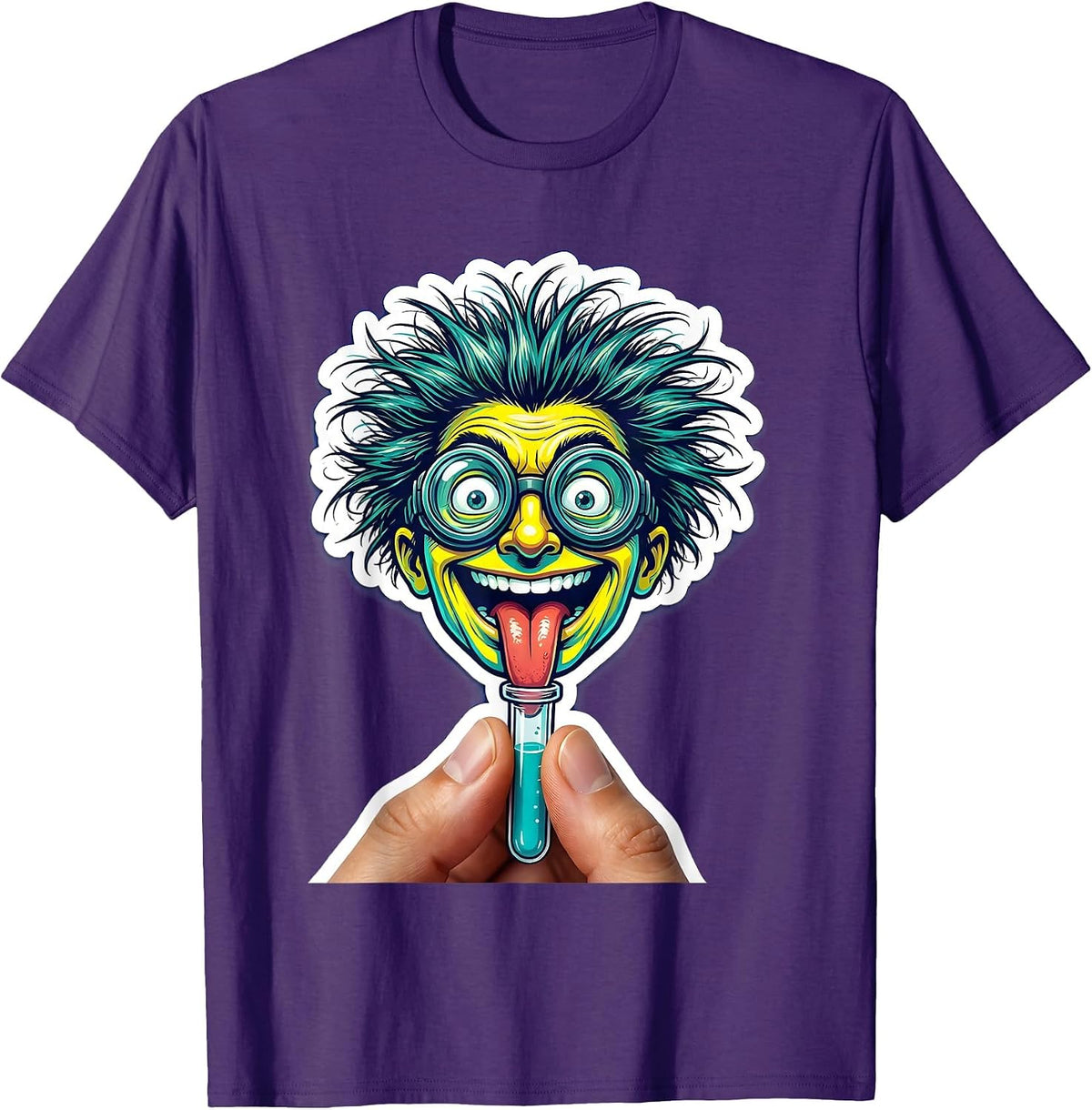 Can I Lick It Periodic Table Scientist Tee T-Shirt - Purple