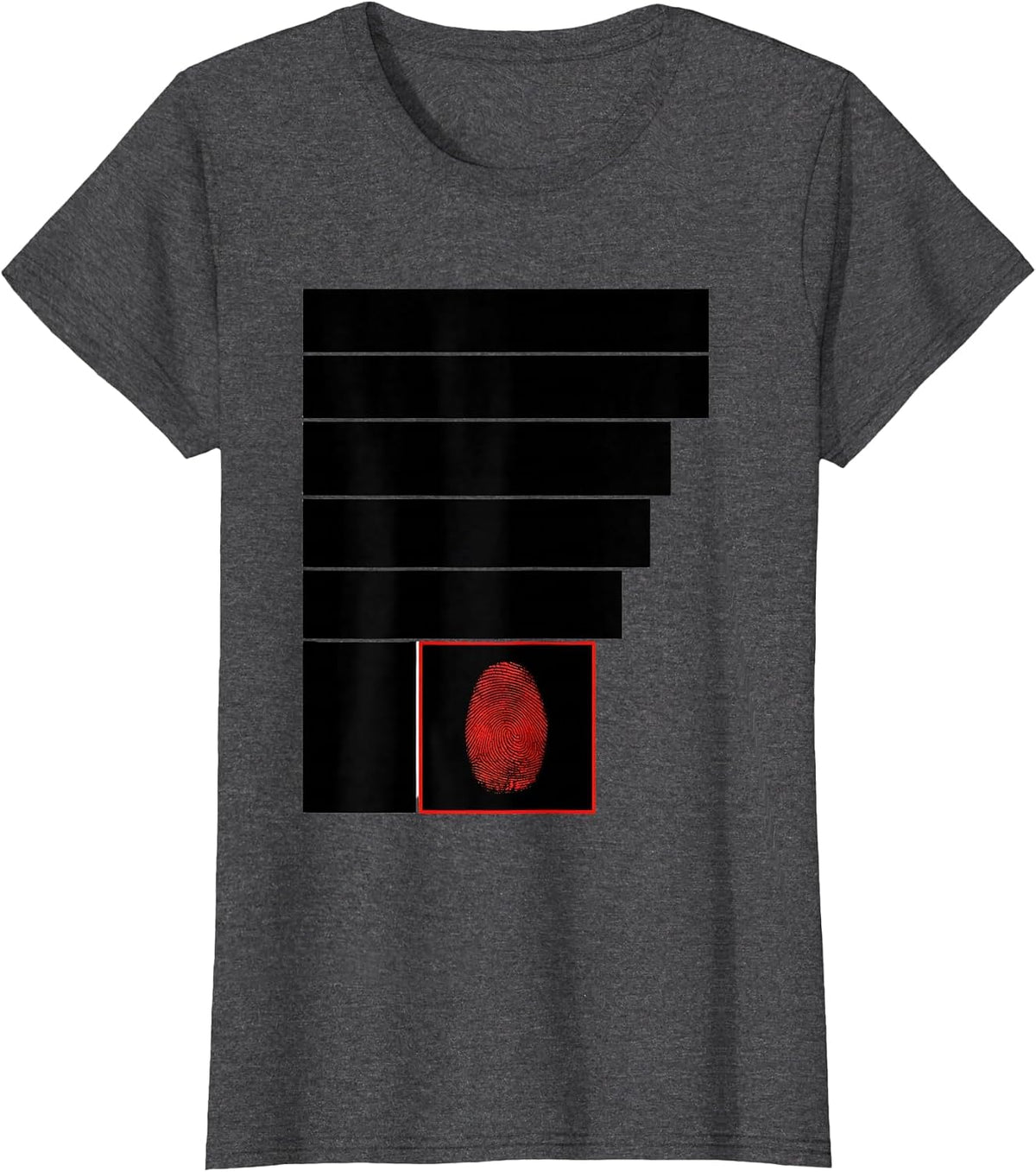 Women's Disrupted Lines AAC Therapy Communication Advocate T-Shirt - Dark Heather Grey
