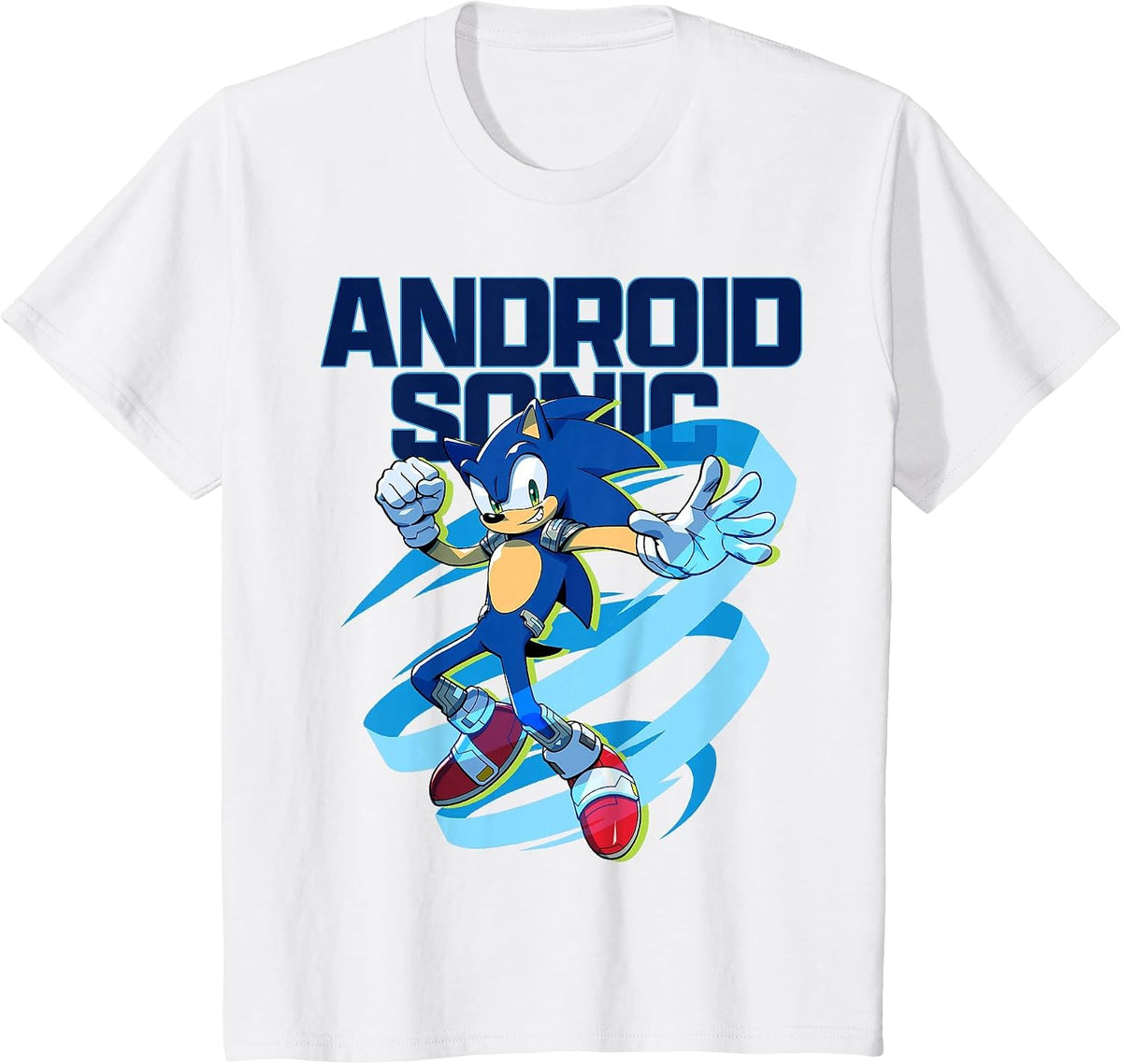 Sonic the Hedgehog: Android Sonic T-Shirt - White