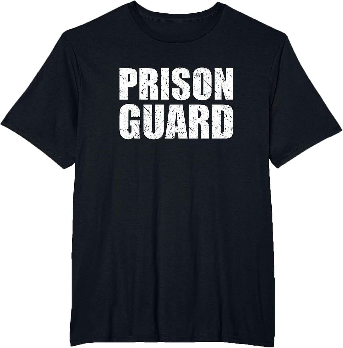 Prison Guard Costume Jail Corrections Officer Halloween T-Shirt - Black