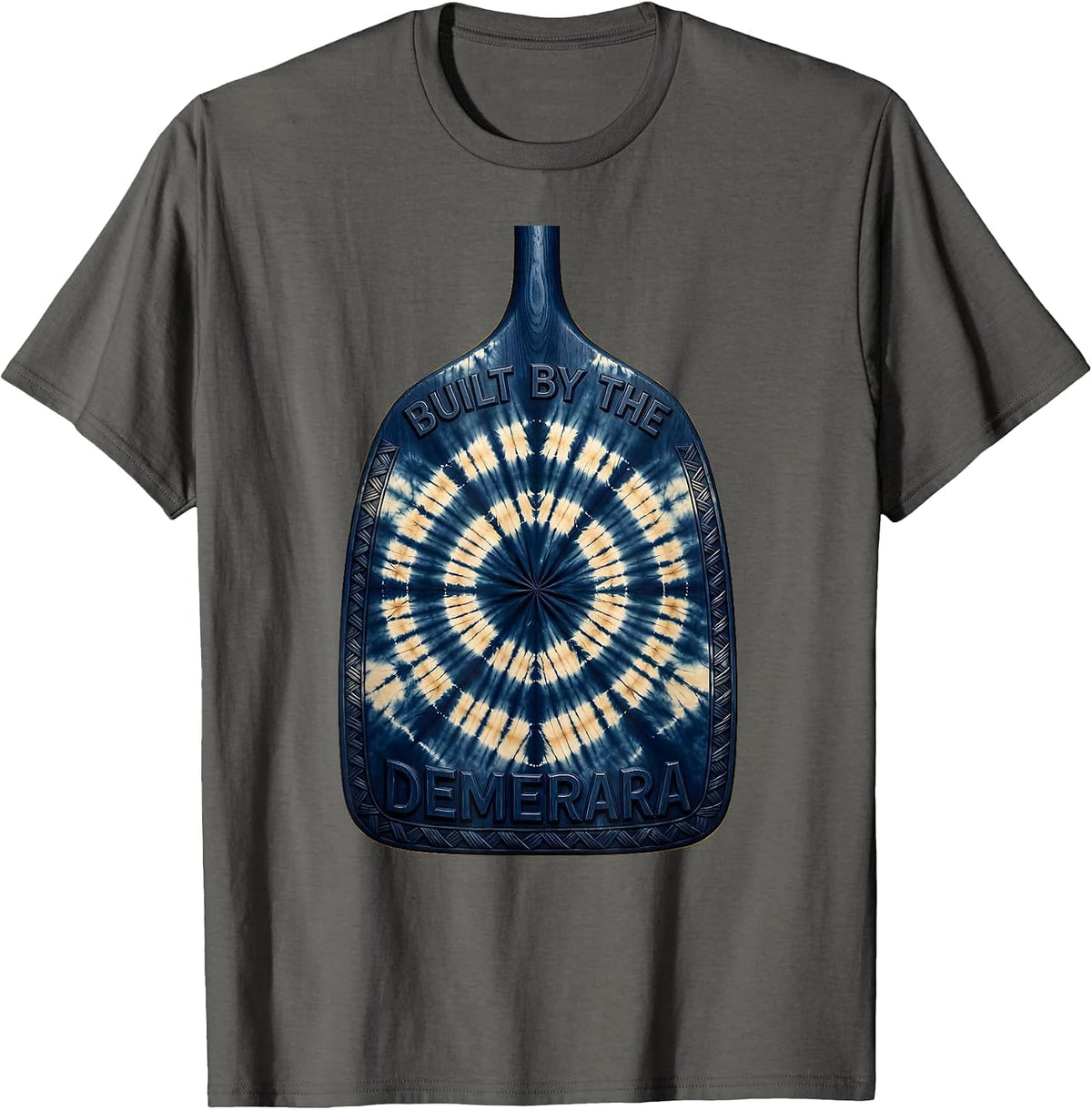 Built by the Demerara Guyana Pride Design T-Shirt - Asphalt Grey