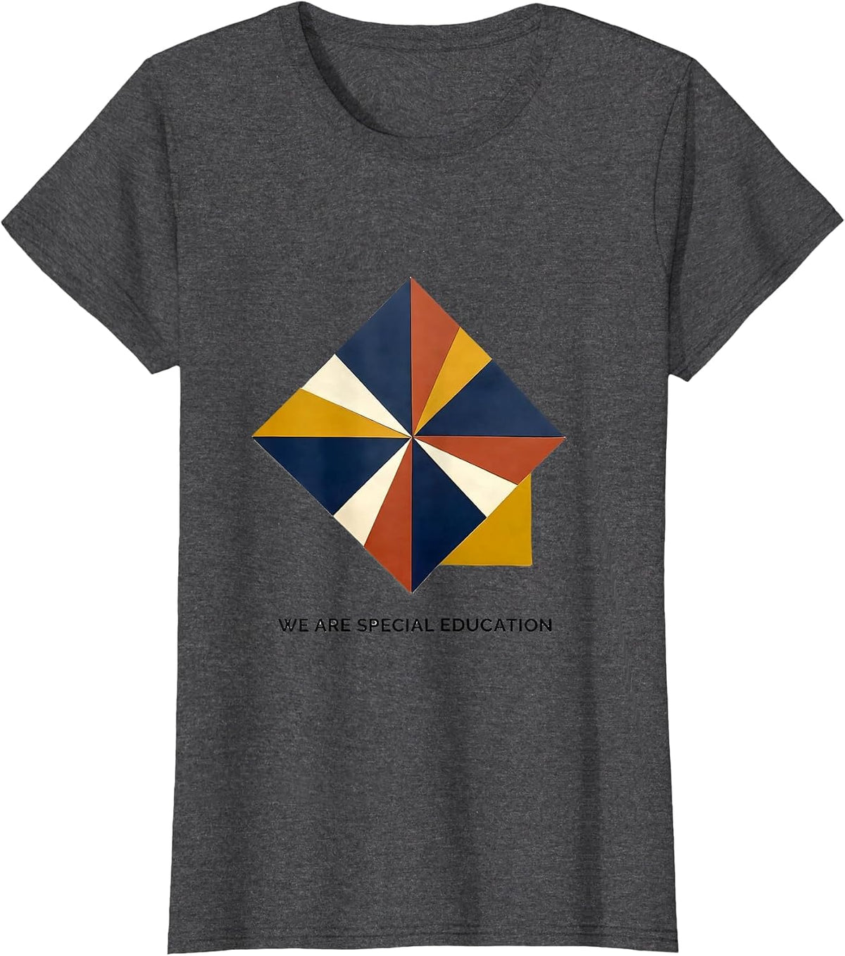 Women's We Are Special Education Teacher Awareness Inclusion Week T-Shirt - Dark Heather Grey