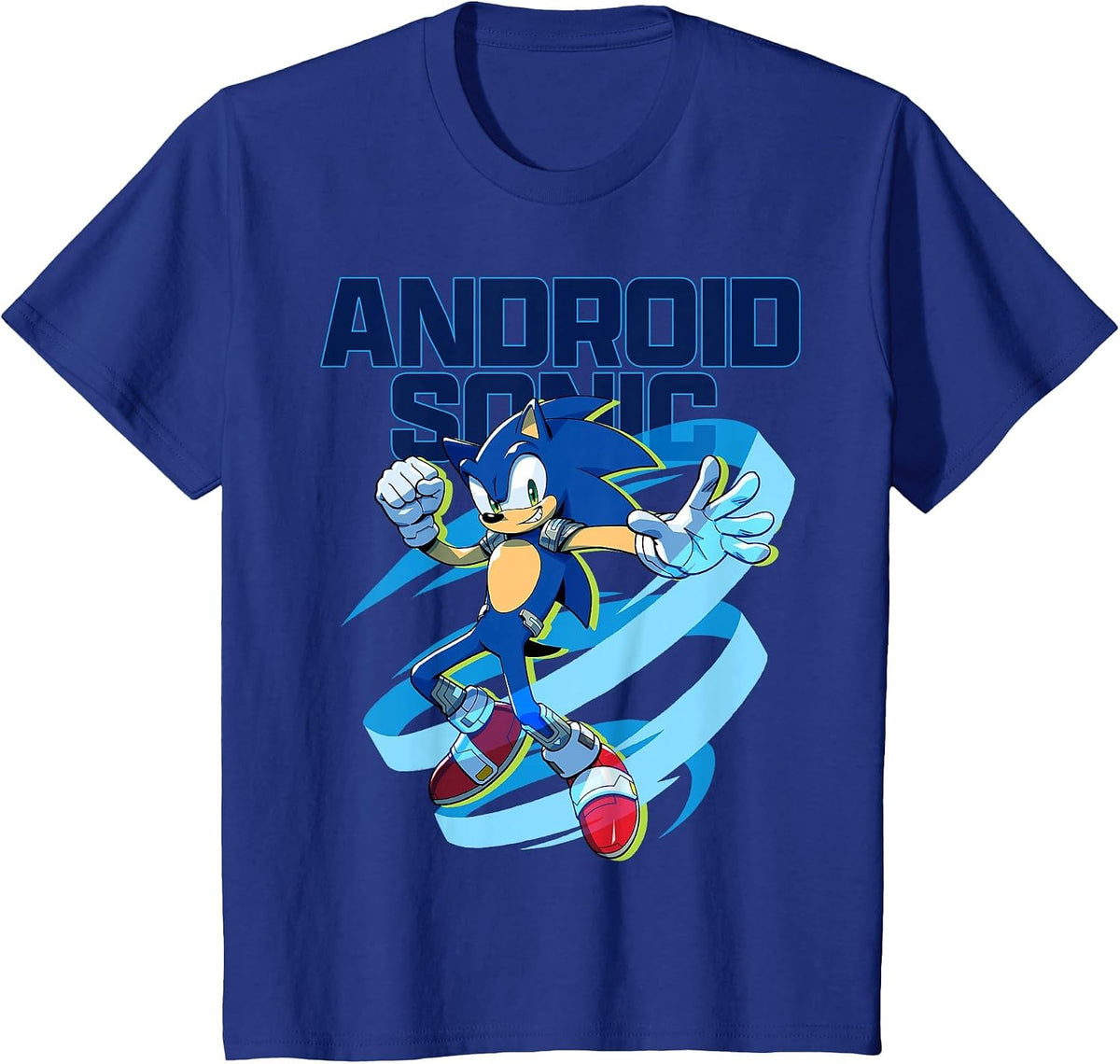 Sonic the Hedgehog: Android Sonic T-Shirt - Royal Blue