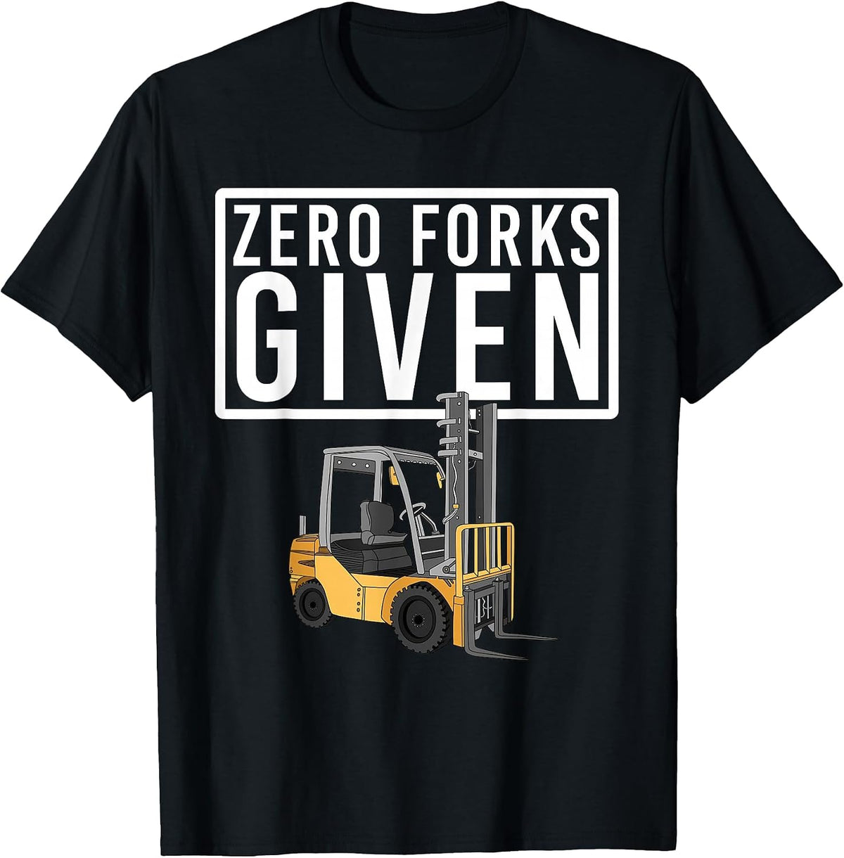 Funny Forklift Driver Art for Men Women Forklift Operator T-Shirt - Black