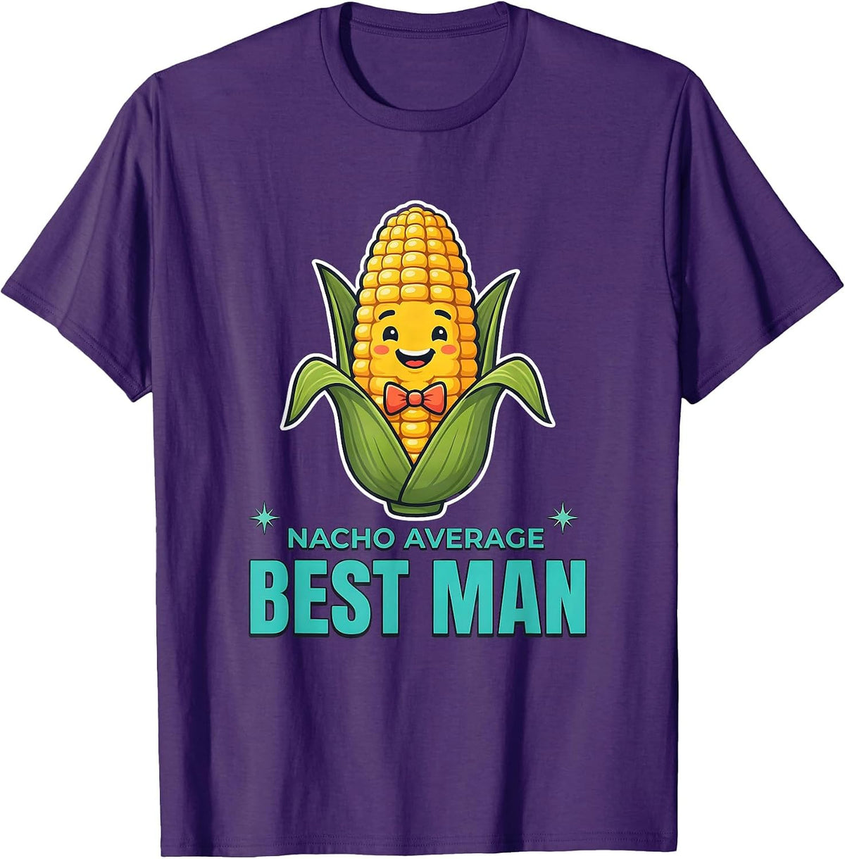Men's Nacho Average Best Man Funny Groom Cinco De Mayo T-Shirt - Purple