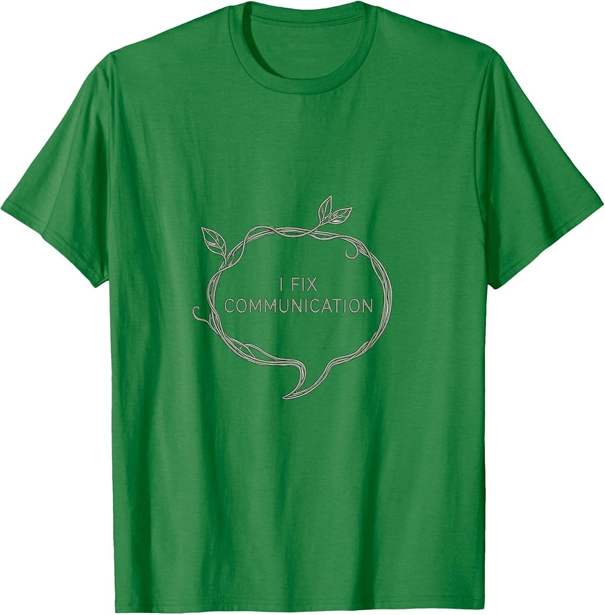 Men's I Fix Communication SLP Speech Therapist Design T-Shirt - Kelly Green