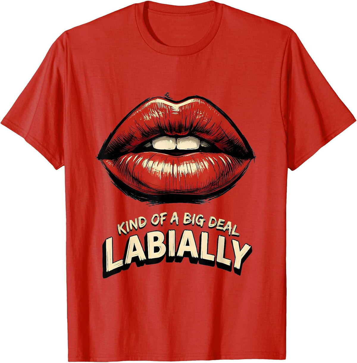 Men's Kind Of A Big Deal Labially Speech Language Pathologist SLP T-Shirt - Red