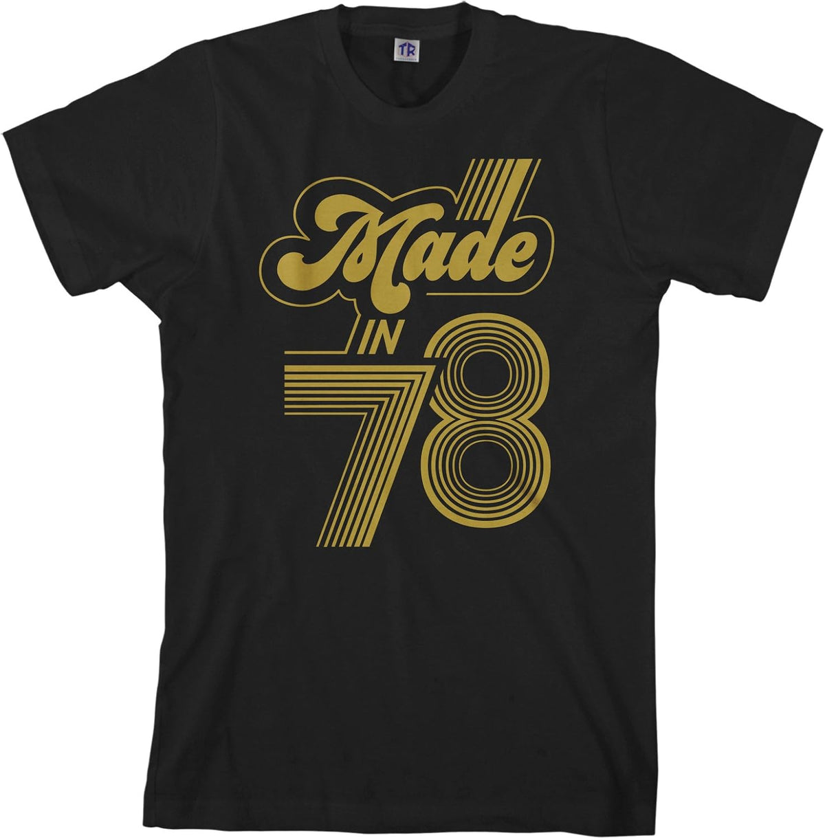 Threadrock Men's Made in 1978 T-Shirt - Black