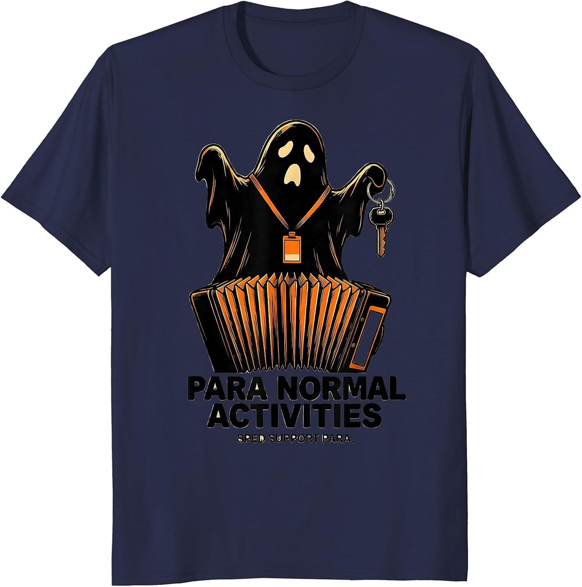 Para Normal Activities SPED Support Para T-Shirt - Navy Blue