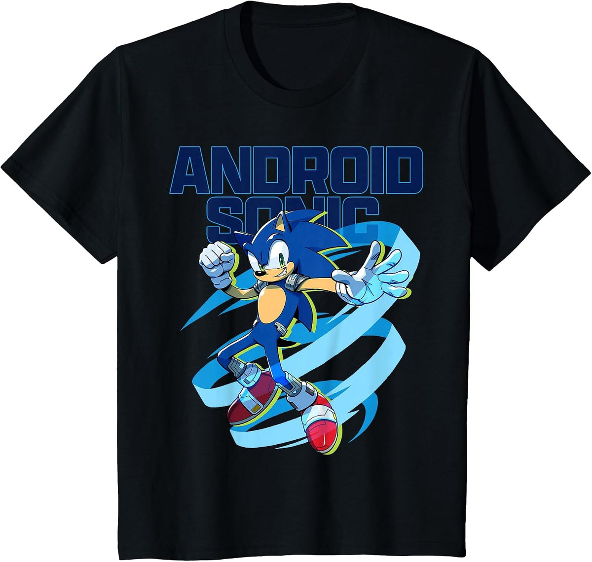 Sonic the Hedgehog: Android Sonic T-Shirt - Black