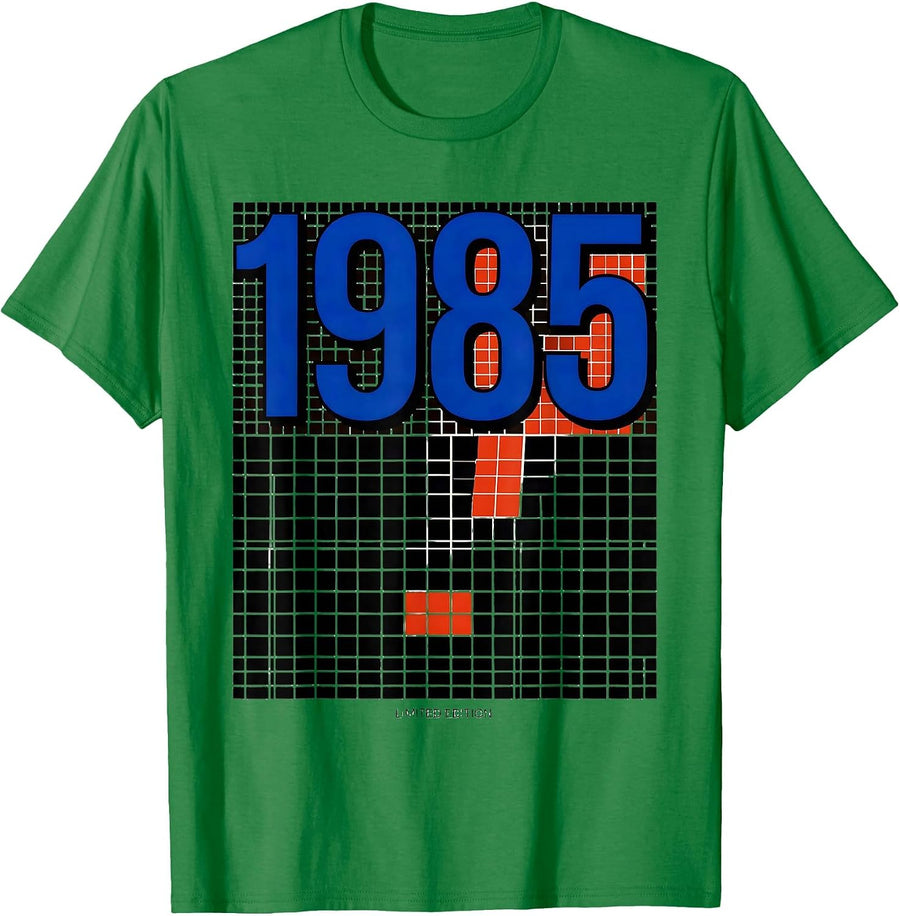 Men's Limited Edition 1985 Vintage Year Stamp 41st Birthday Gift T-Shirt - Kelly Green