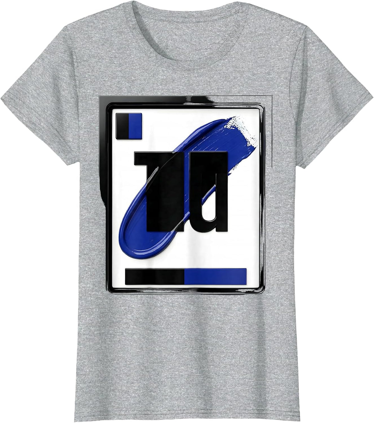 Can I Lick It Periodic Table Element Tile T-Shirt - Heather Grey