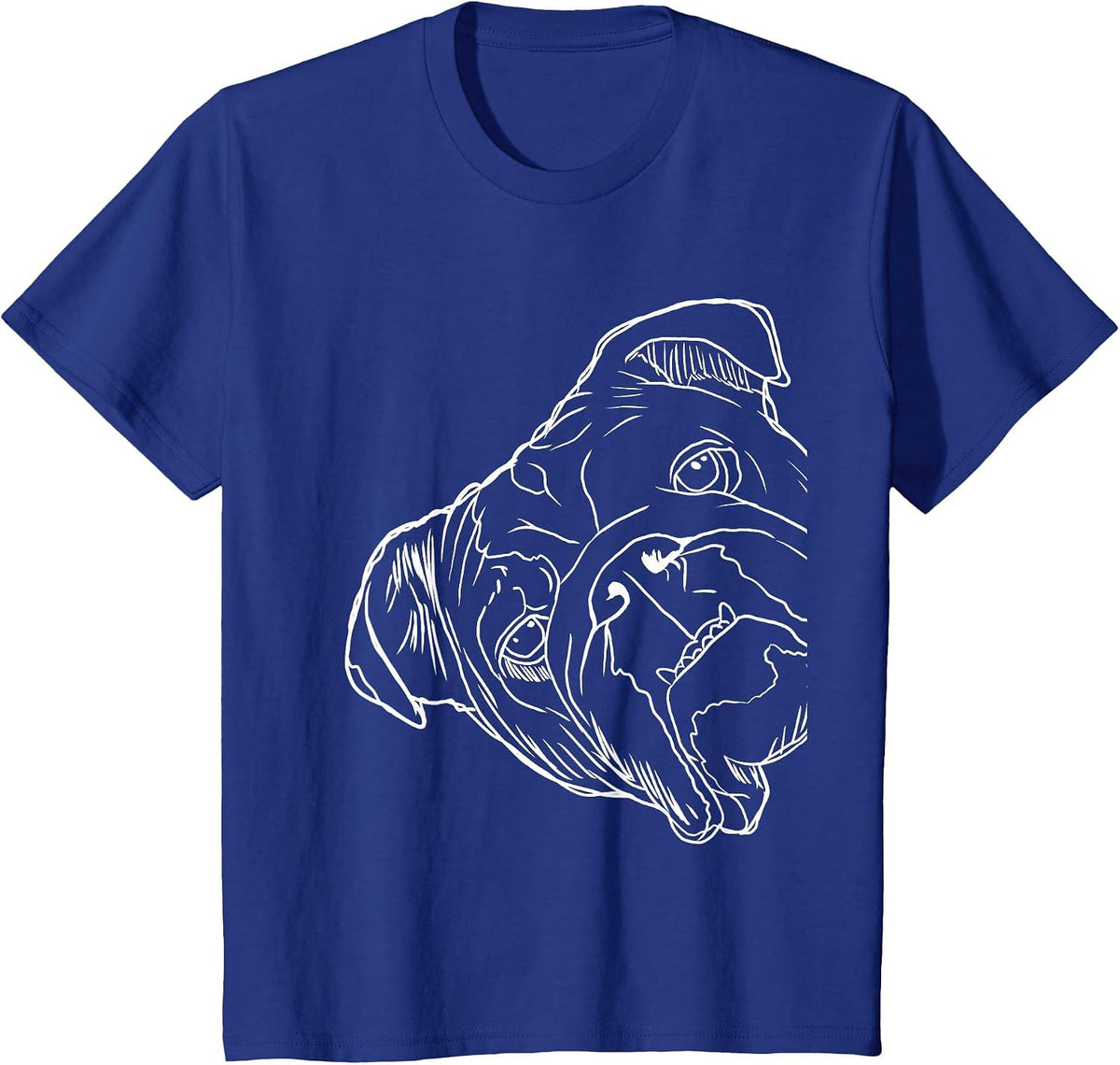 Funny Dog English Bulldog T-Shirt - Royal Blue