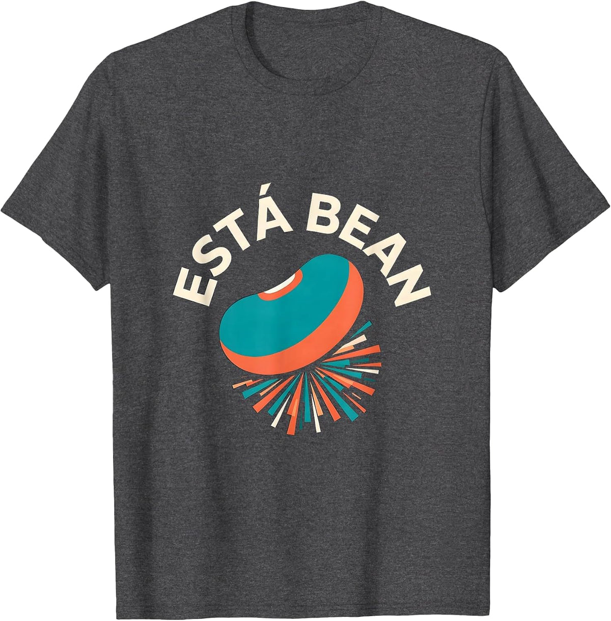Está Bean Funny Mexican Spanish Pun Cinco De Mayo Party T-Shirt - Dark Heather Grey