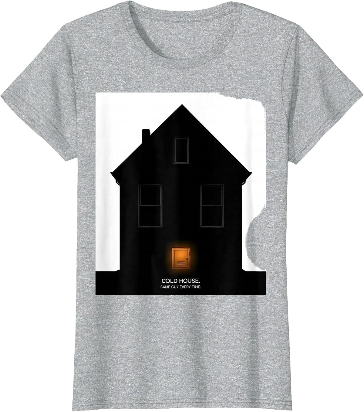 Cold House Same Guy Every Time Funny HVAC Technician Trade T-Shirt - Heather Grey